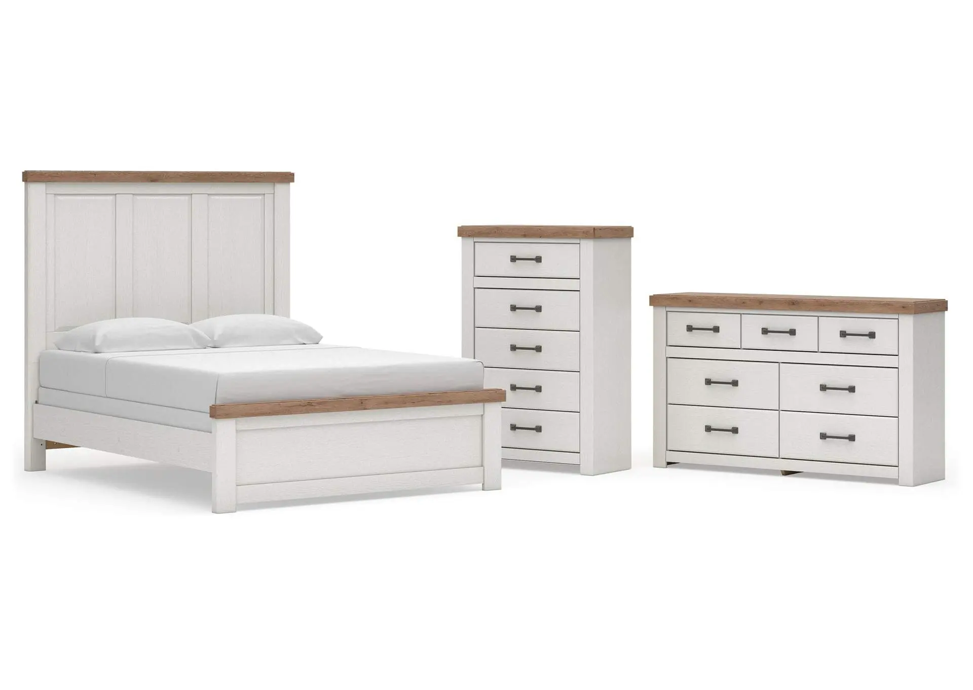 Savonport Queen Panel Bed, Dresser and Chest