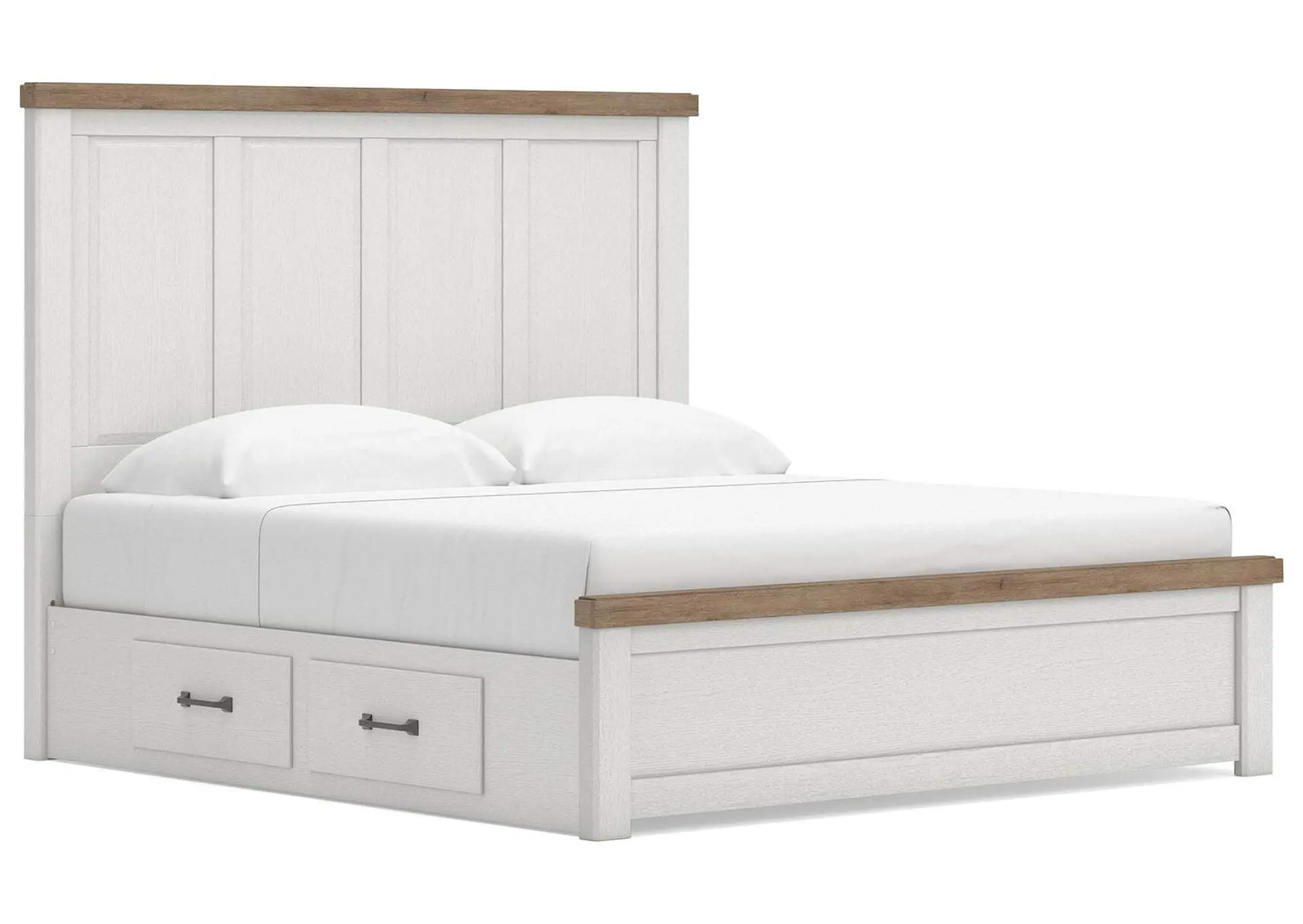 Savonport King Panel Bed with Storage