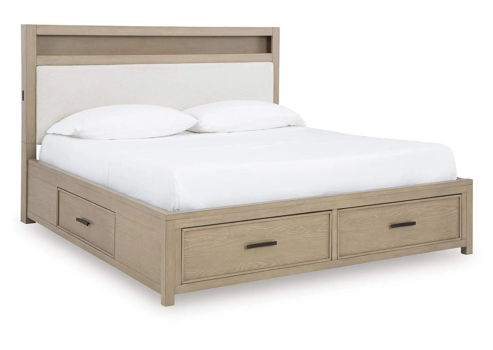 Calmoro California King Bookcase Bed