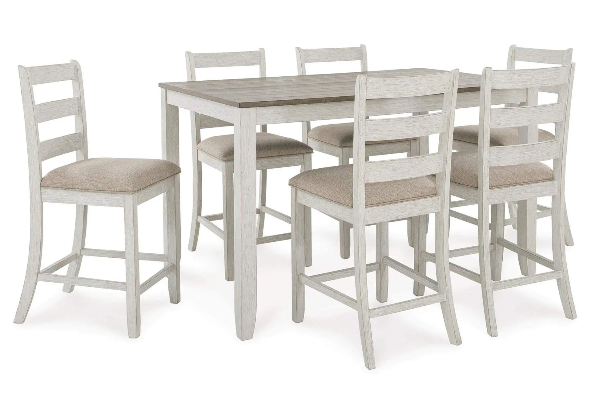 Skempton Counter Height Dining Table and Bar Stools (Set of 7)
