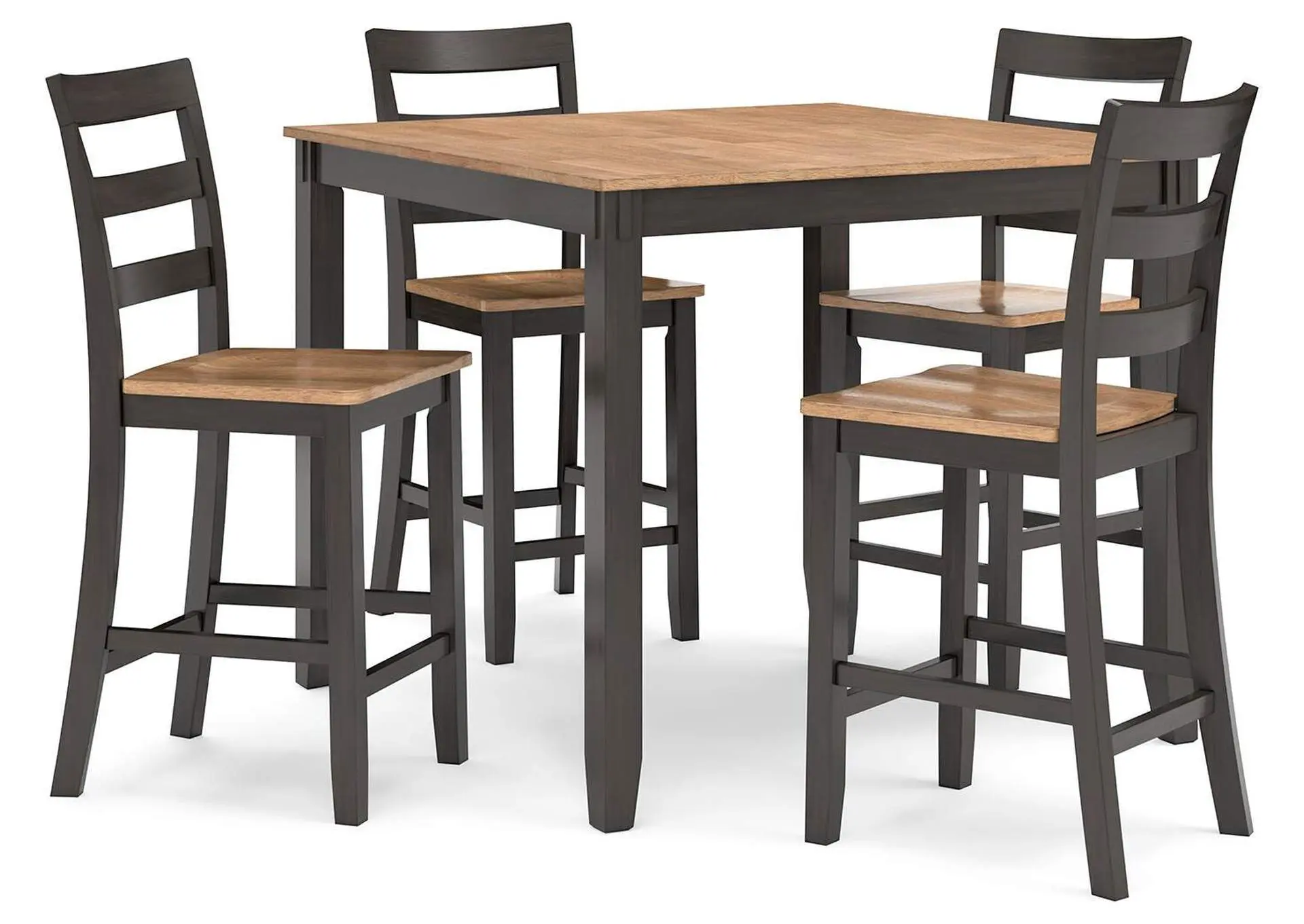 Gesthaven Counter Height Dining Table and 4 Barstools (Set of 5)