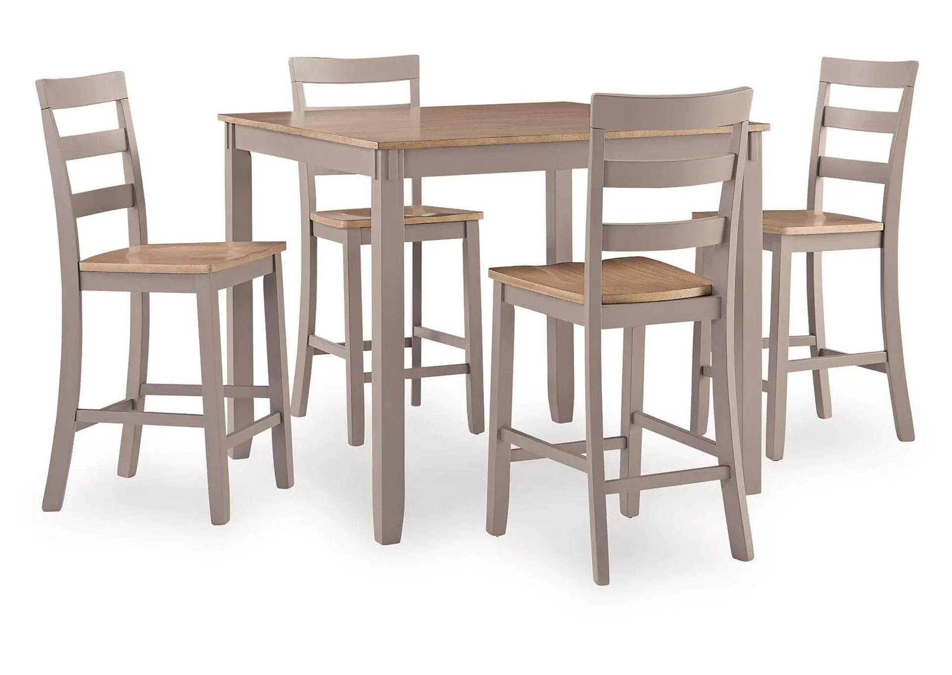 Harperfeld Counter Height Dining Table and 4 Counter Stools