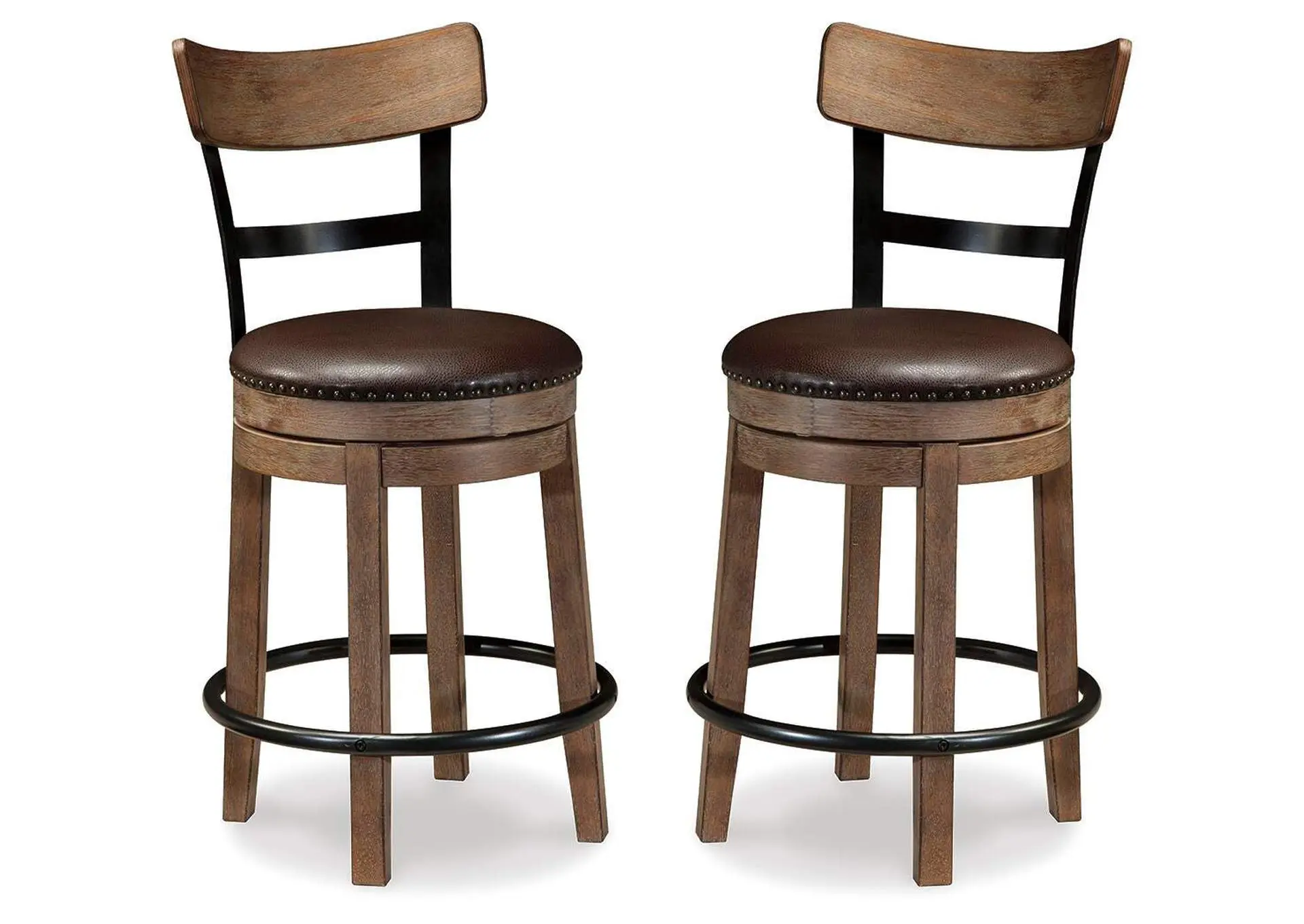 Pinnadel Counter Height Bar Stool (Set of 2)