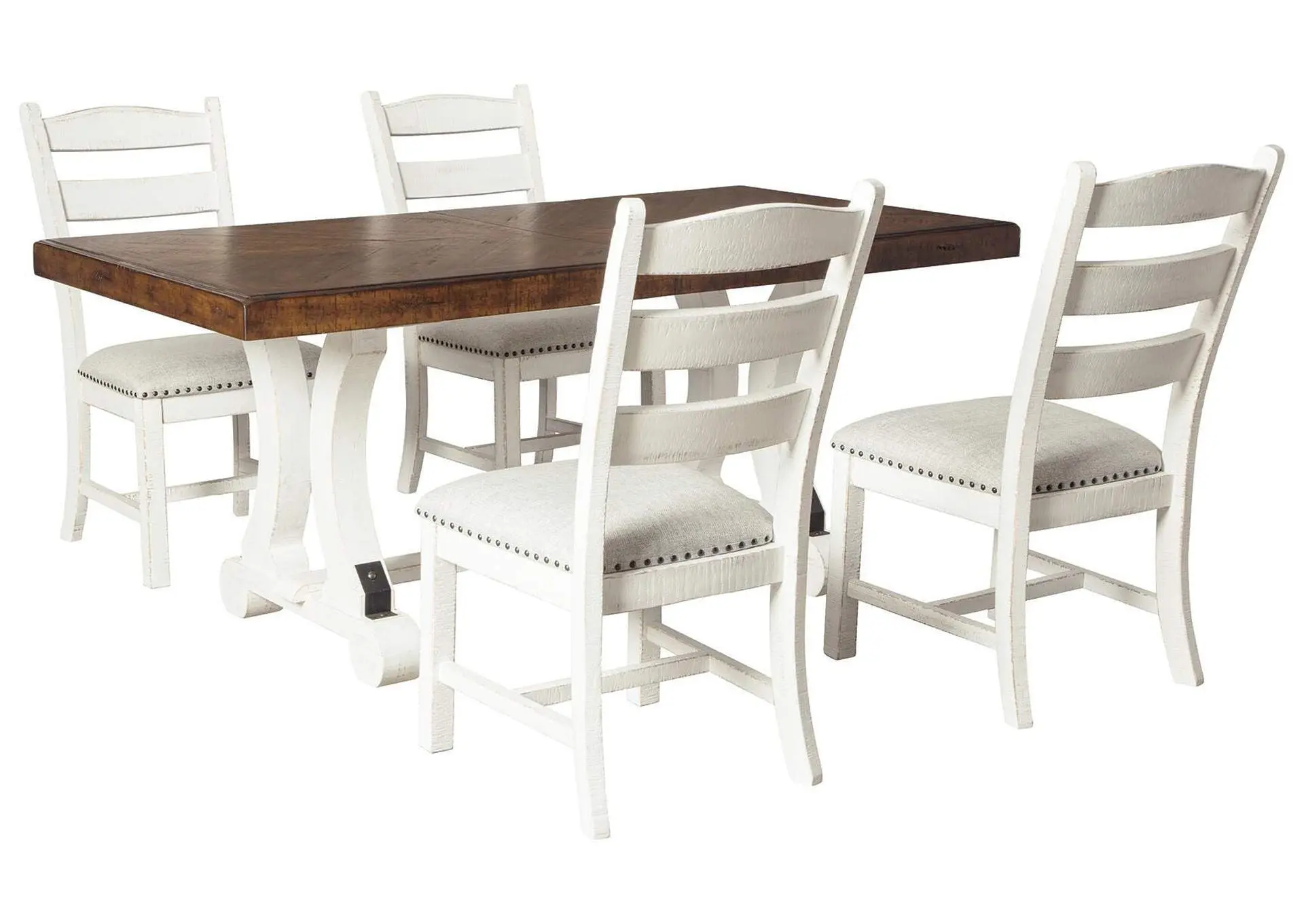 Valebeck Extendable Dining Table and 4 Chairs