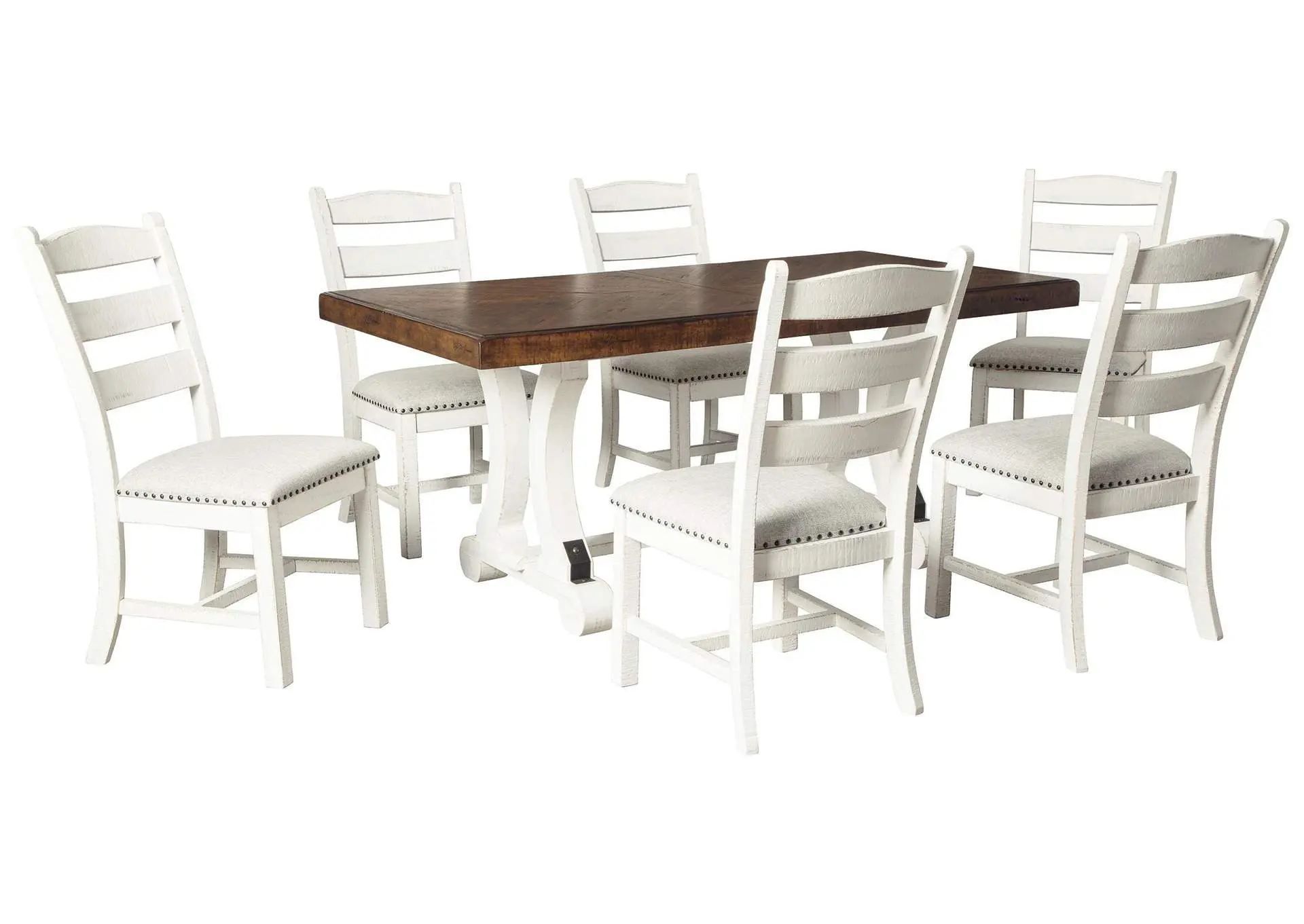 Valebeck Extendable Dining Table and 6 Chairs