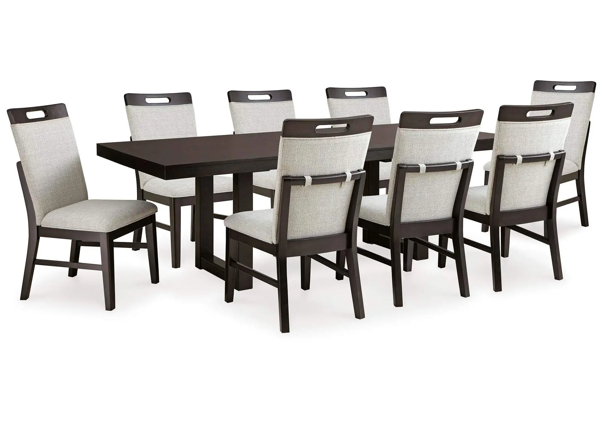 Neymorton Extendable Dining Table and 8 Chairs