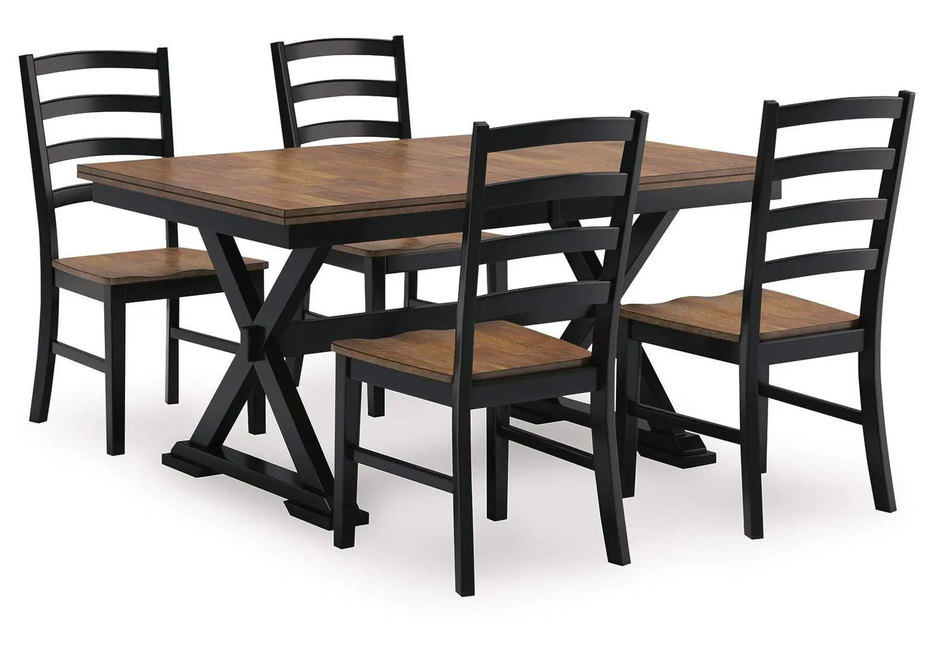 Wildenauer Extendable Dining Table and 4 Chairs
