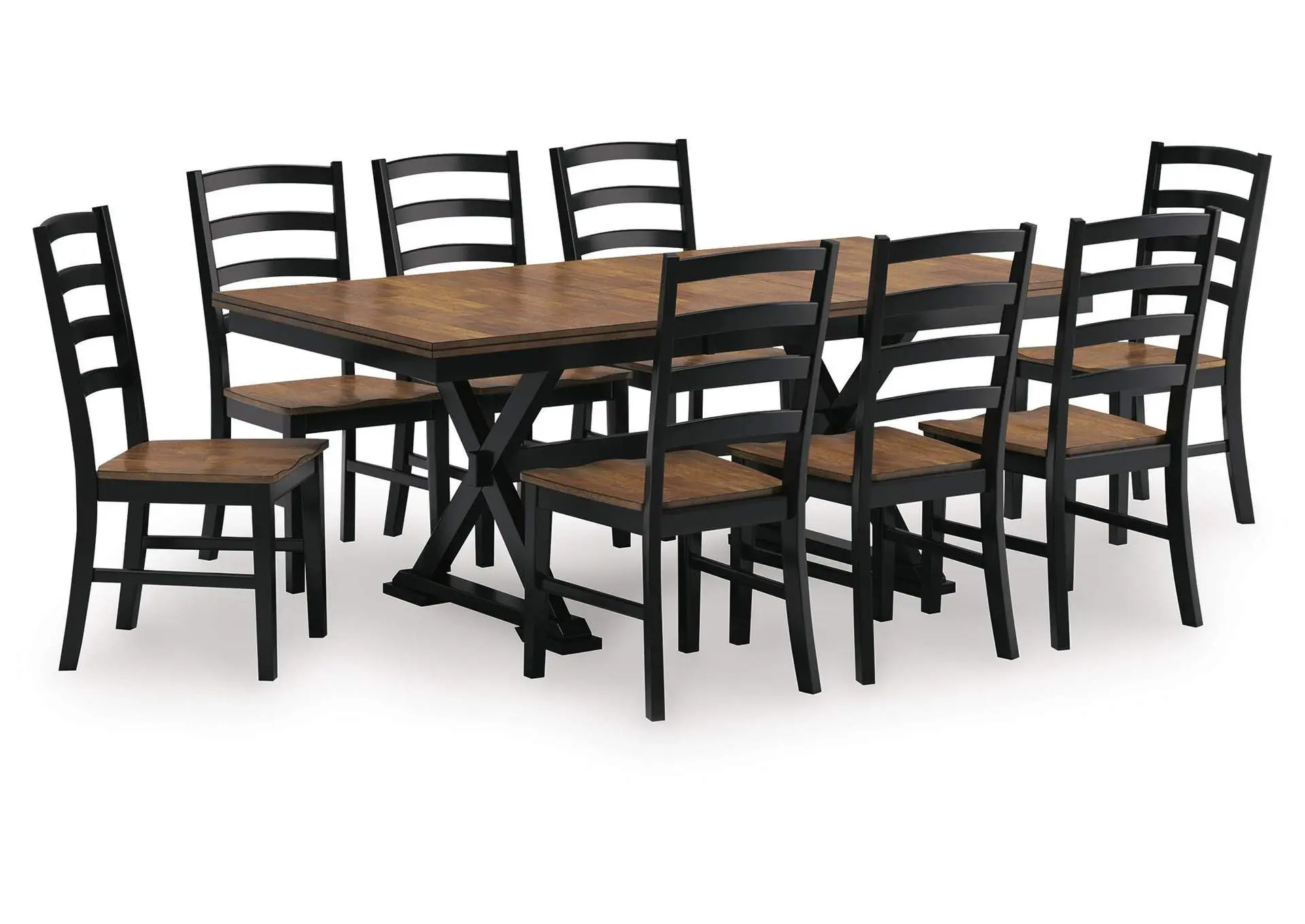 Wildenauer Extendable Dining Table and 8 Chairs