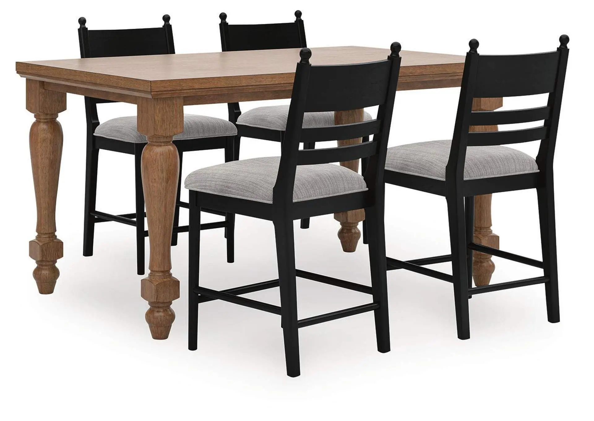 Chadworth Counter Height Dining Table and 4 Barstools