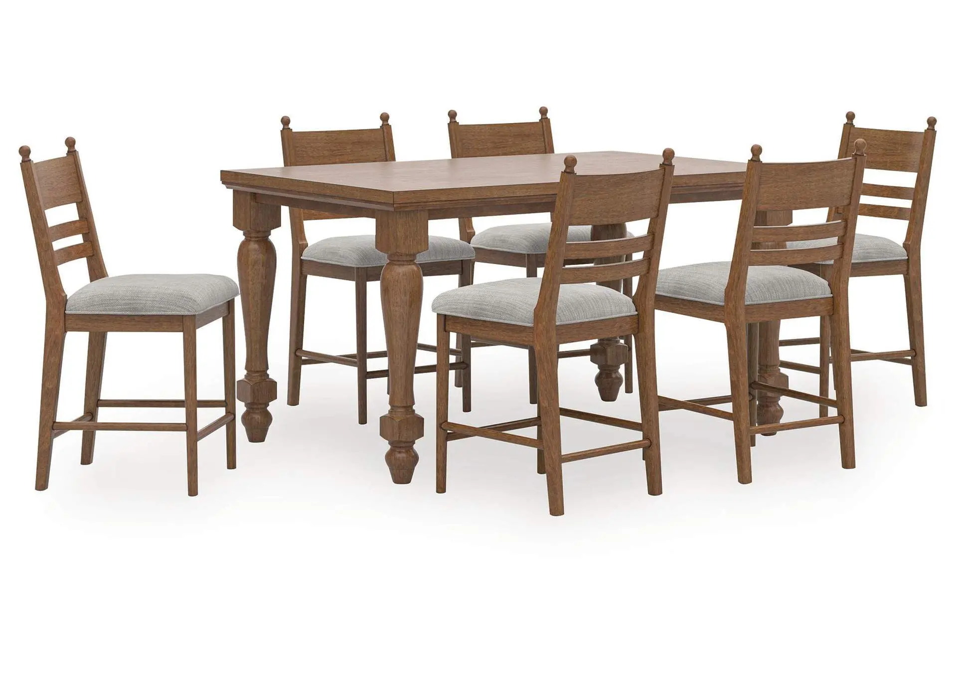 Chadworth Counter Height Dining Table and 6 Barstools