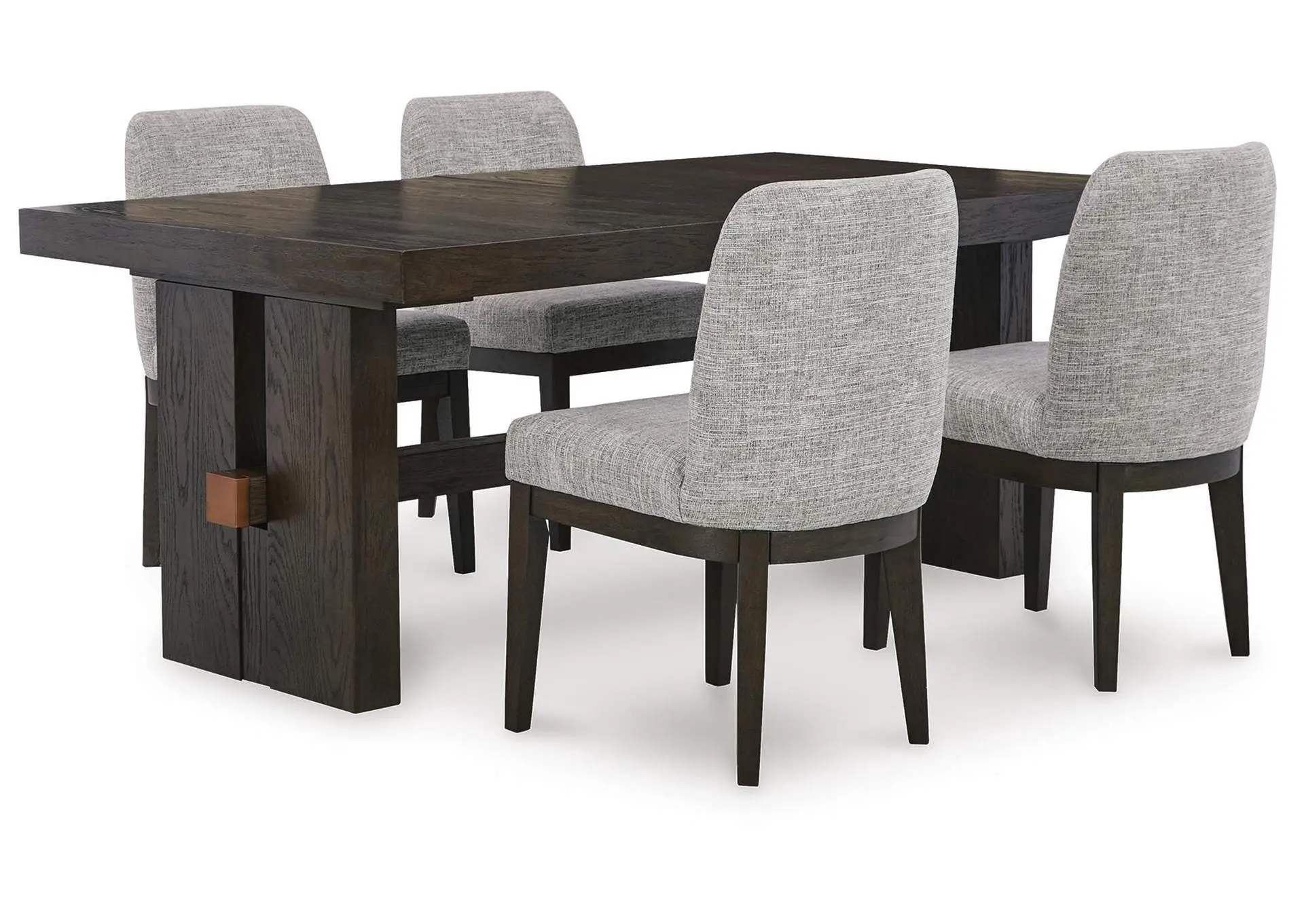 Burkhaus Extendable Dining Table and 4 Chairs