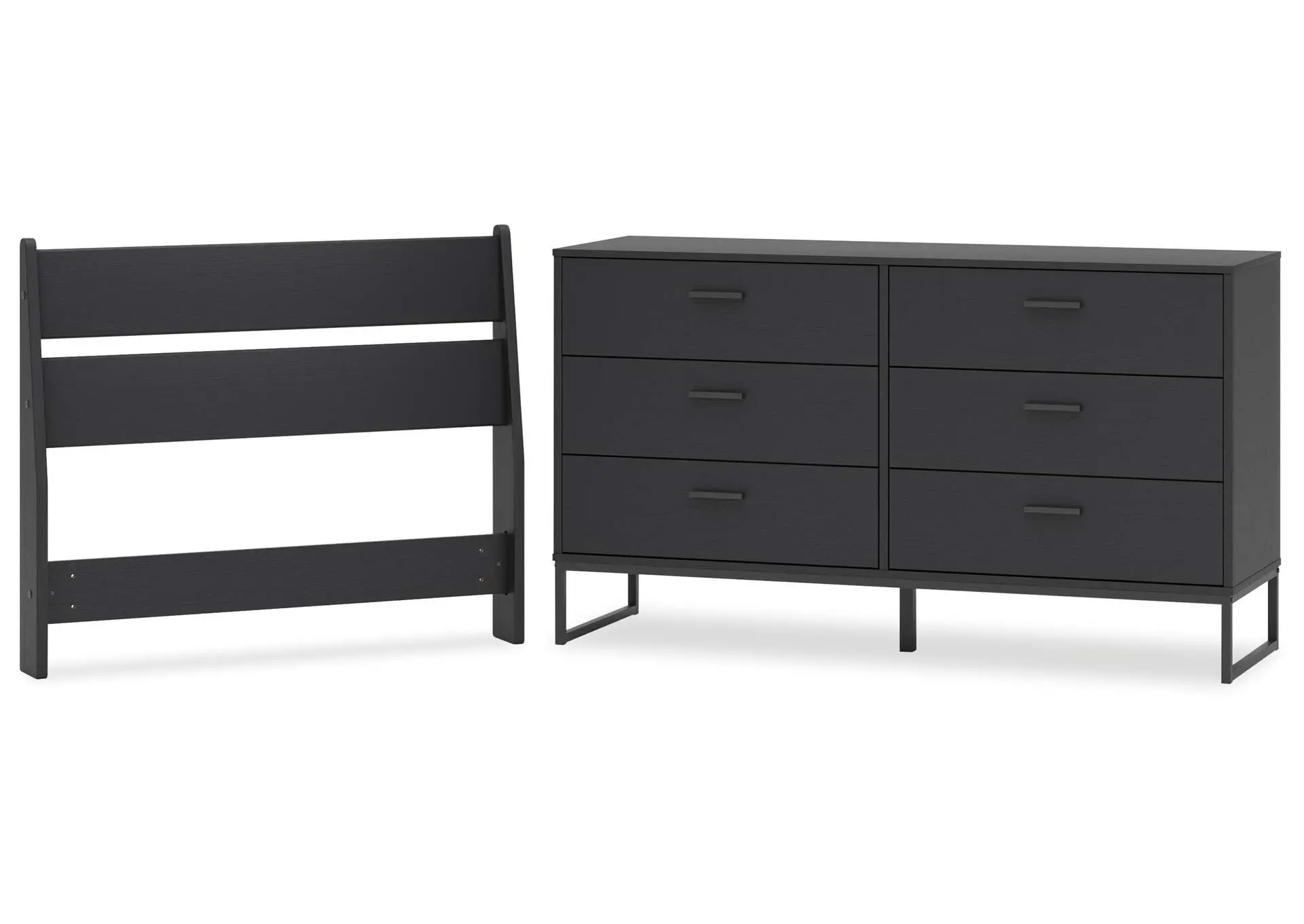 Socalle Twin Panel Headboard with Dresser