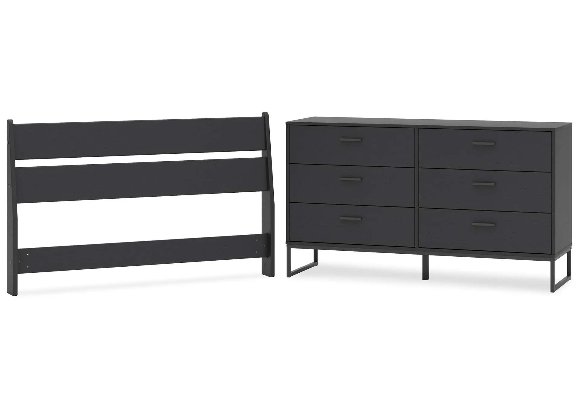 Socalle Full Panel Headboard with Dresser