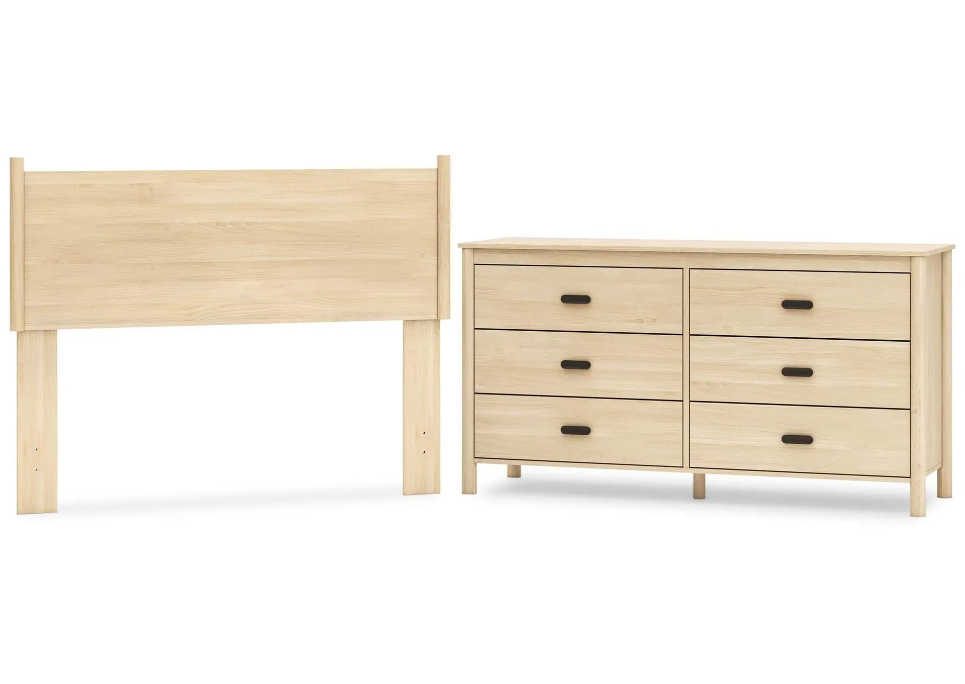 Cabinella Full Panel Headboard with Dresser