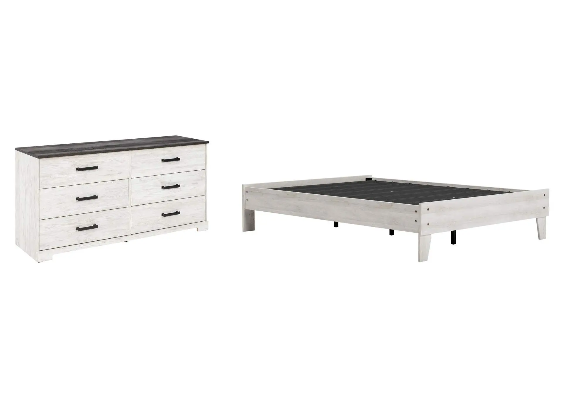 Shawburn Full Platform Bed with Dresser