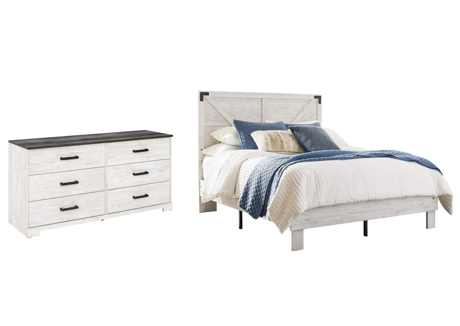 Shawburn Queen Platform Bed with Dresser