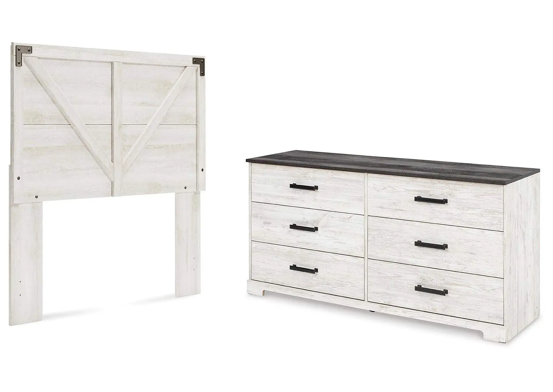 Shawburn Full Panel Headboard with Dresser