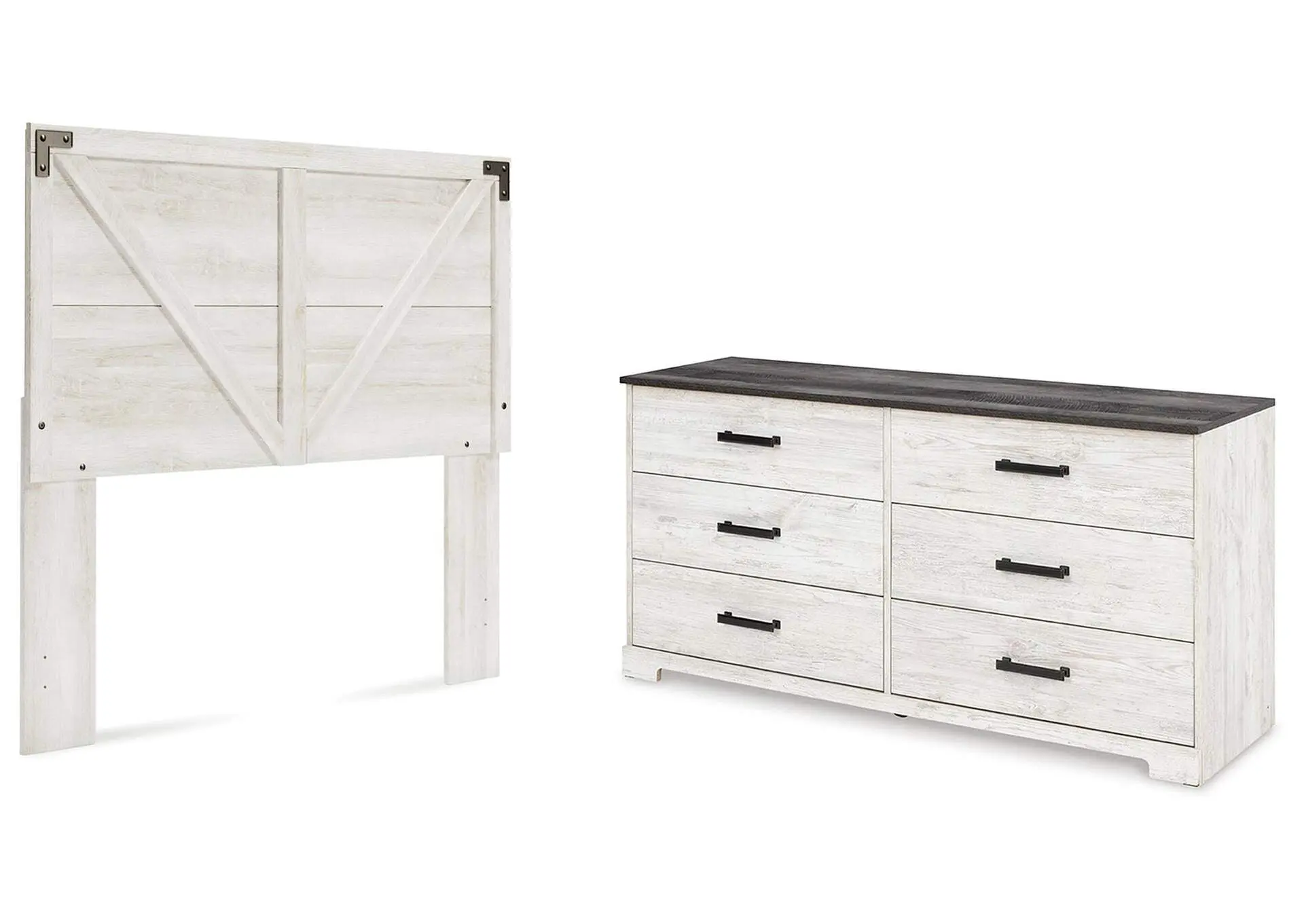 Shawburn Queen Panel Headboard with Dresser