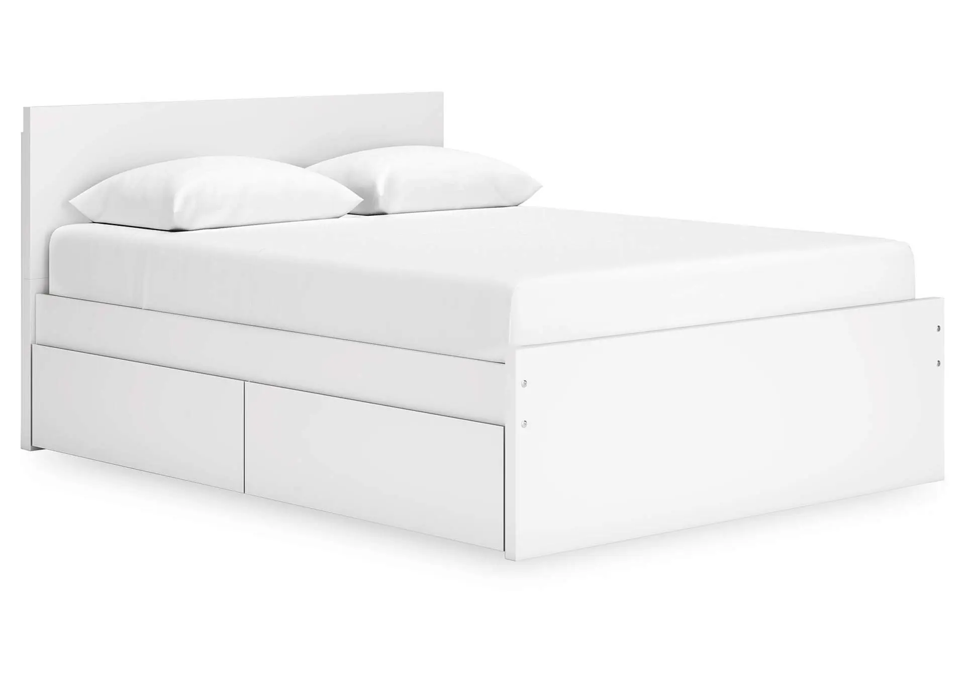 Onita Queen Panel Platform Bed with 1 Side Storage