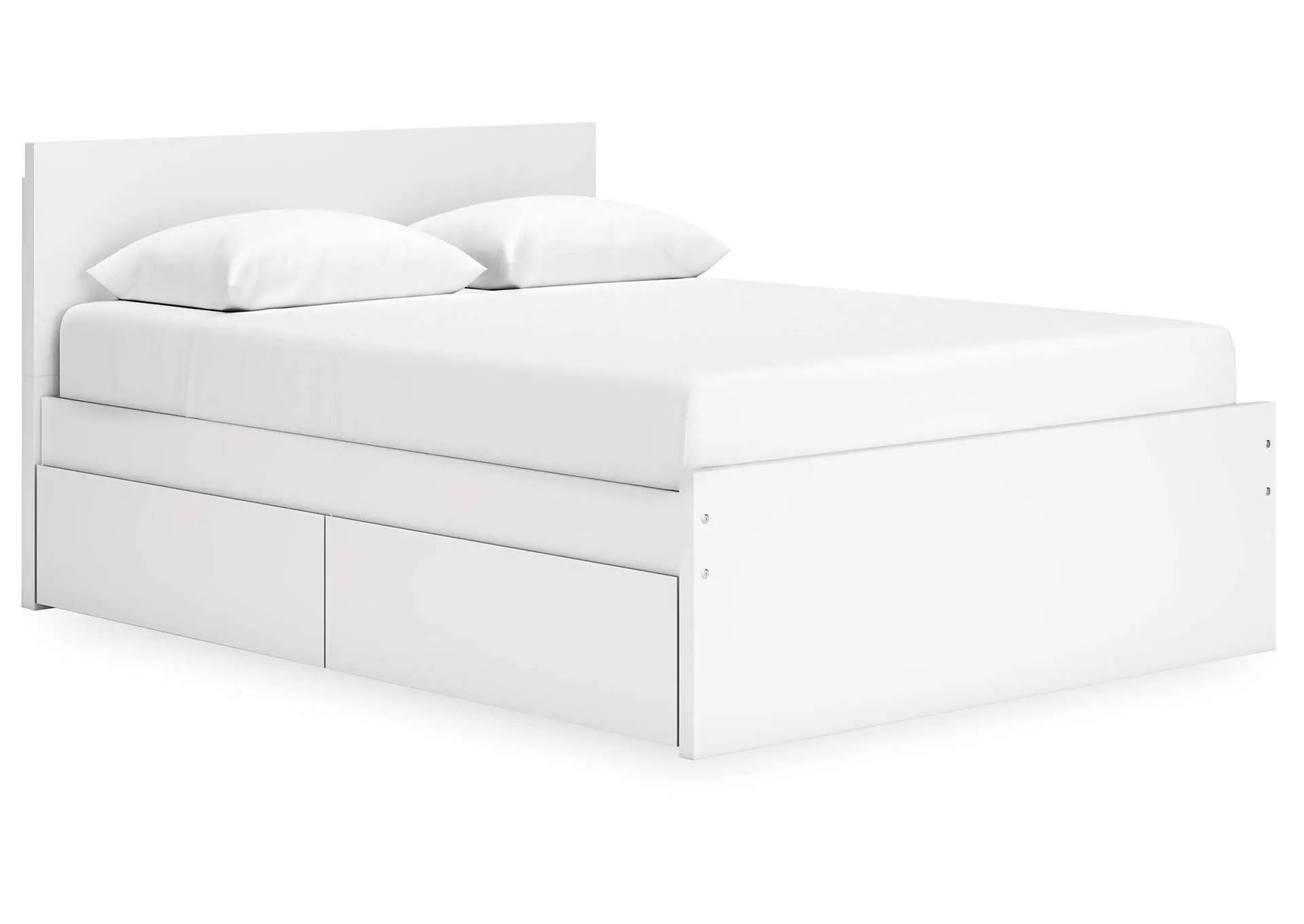 Onita Queen Panel Platform Bed with 2 Side Storage