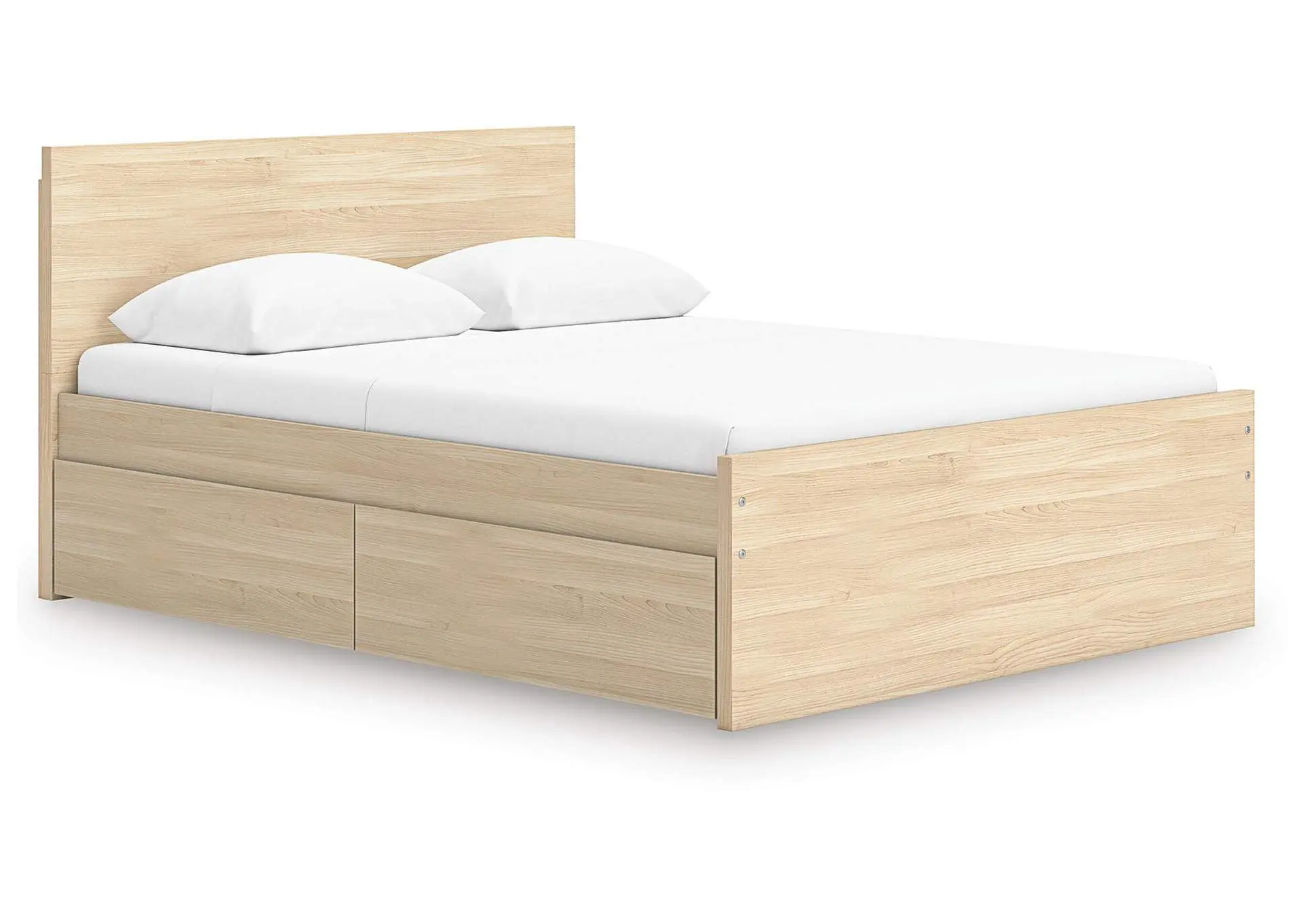 Onita Queen Panel Platform Bed with 1 Side Storage