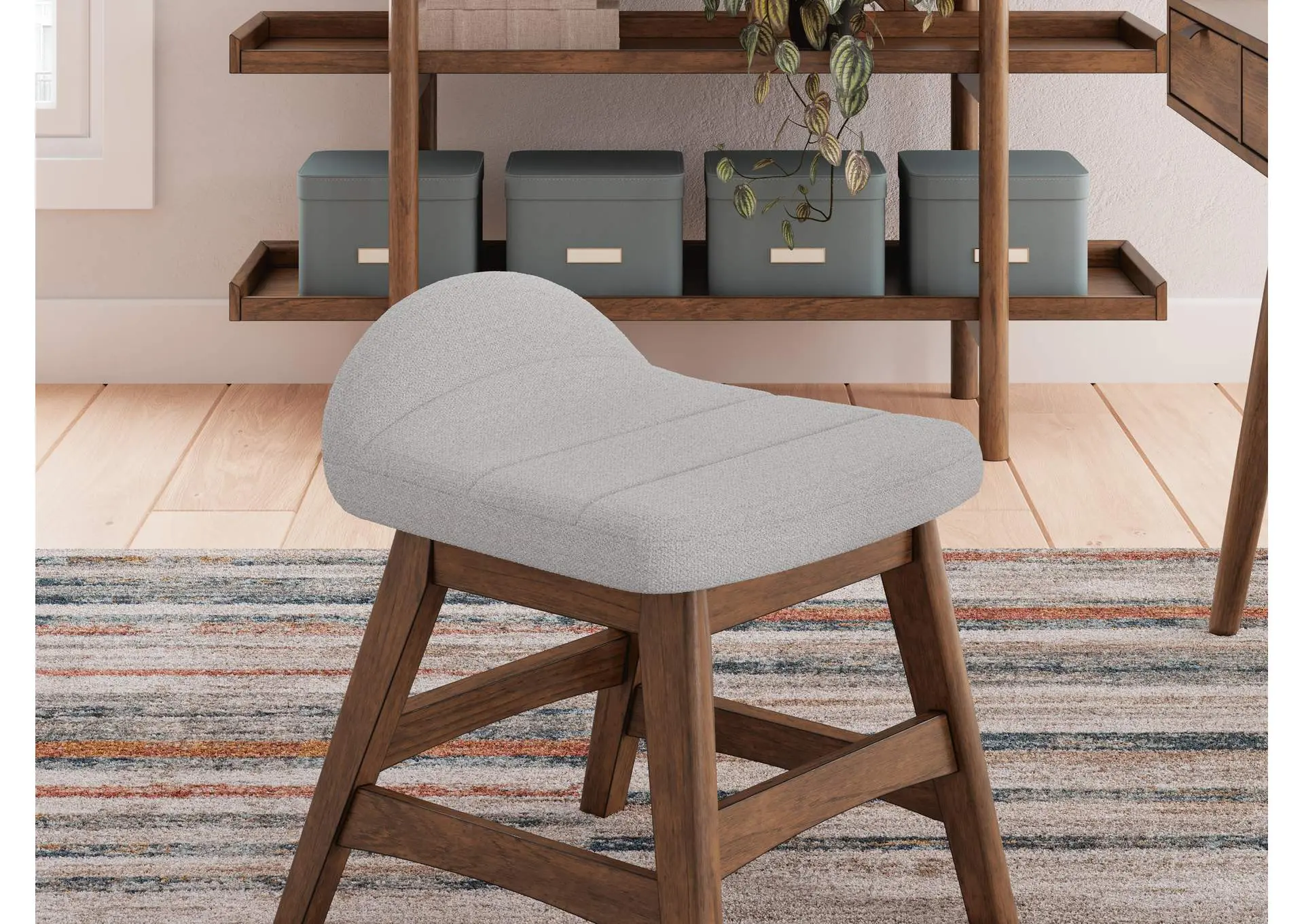 Lyncott Home Office Desk with Chair — view 5