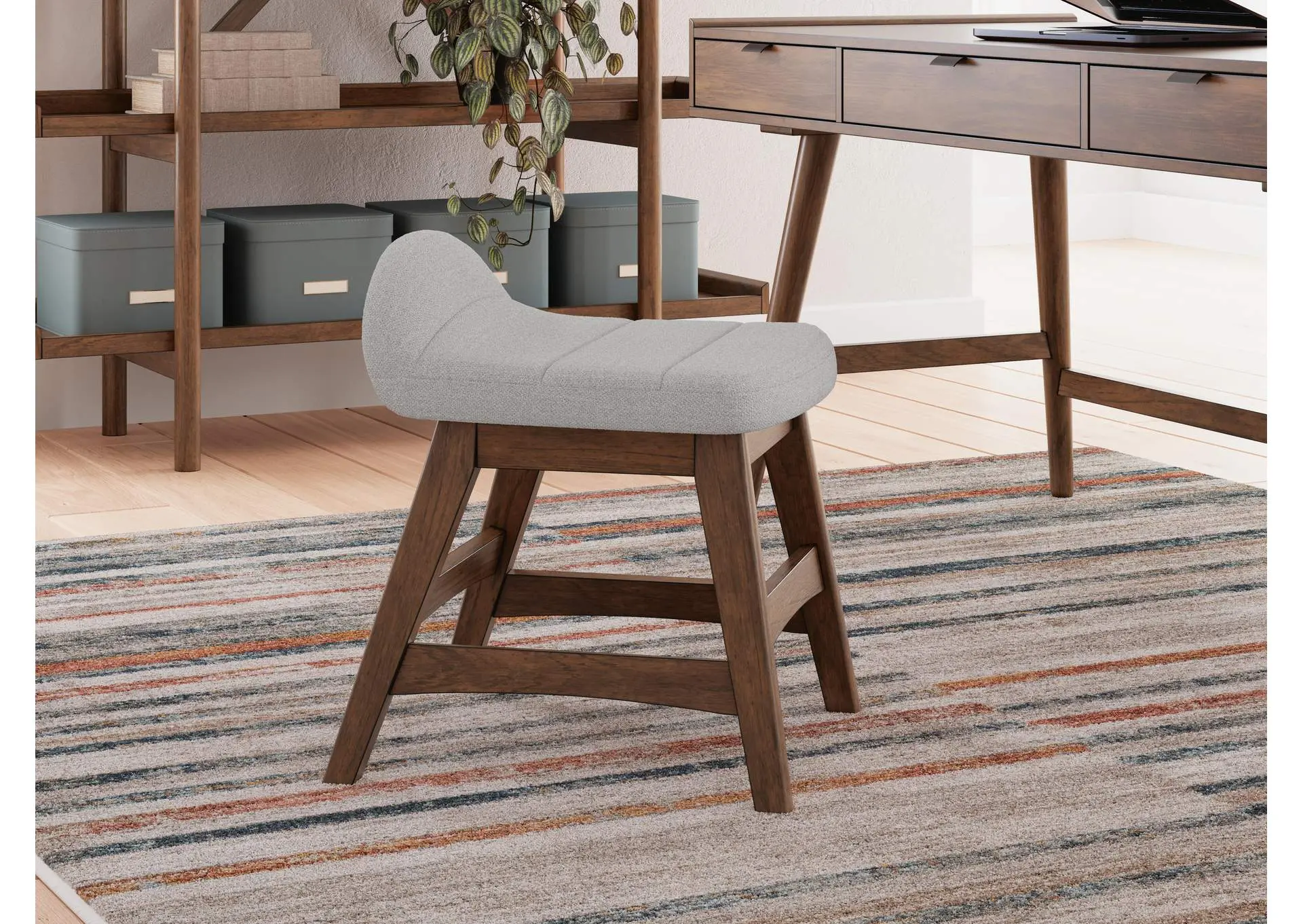 Lyncott Home Office Desk with Chair — view 6