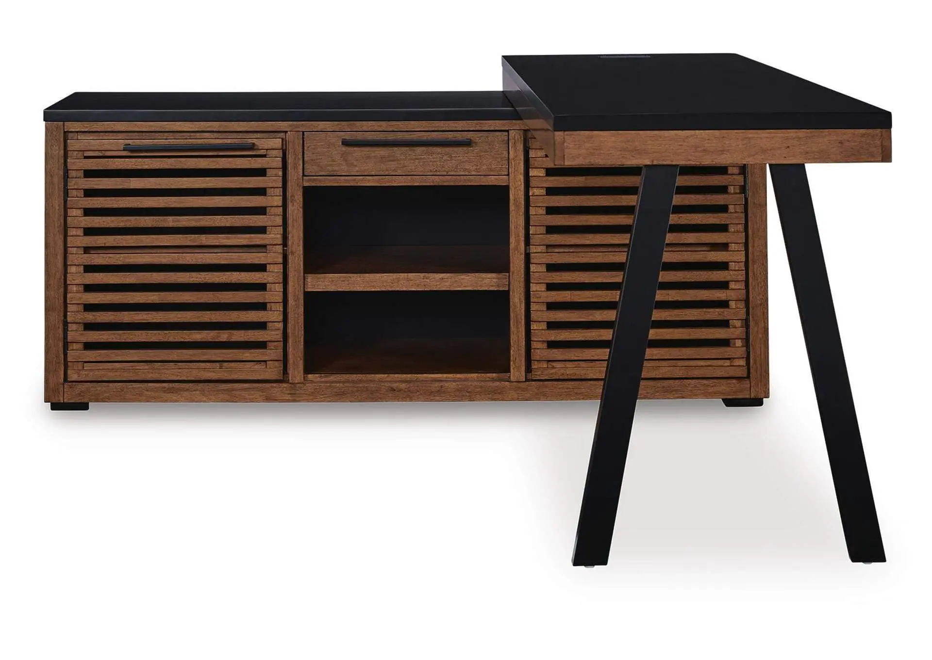 Kallari Credenza with Desk Return