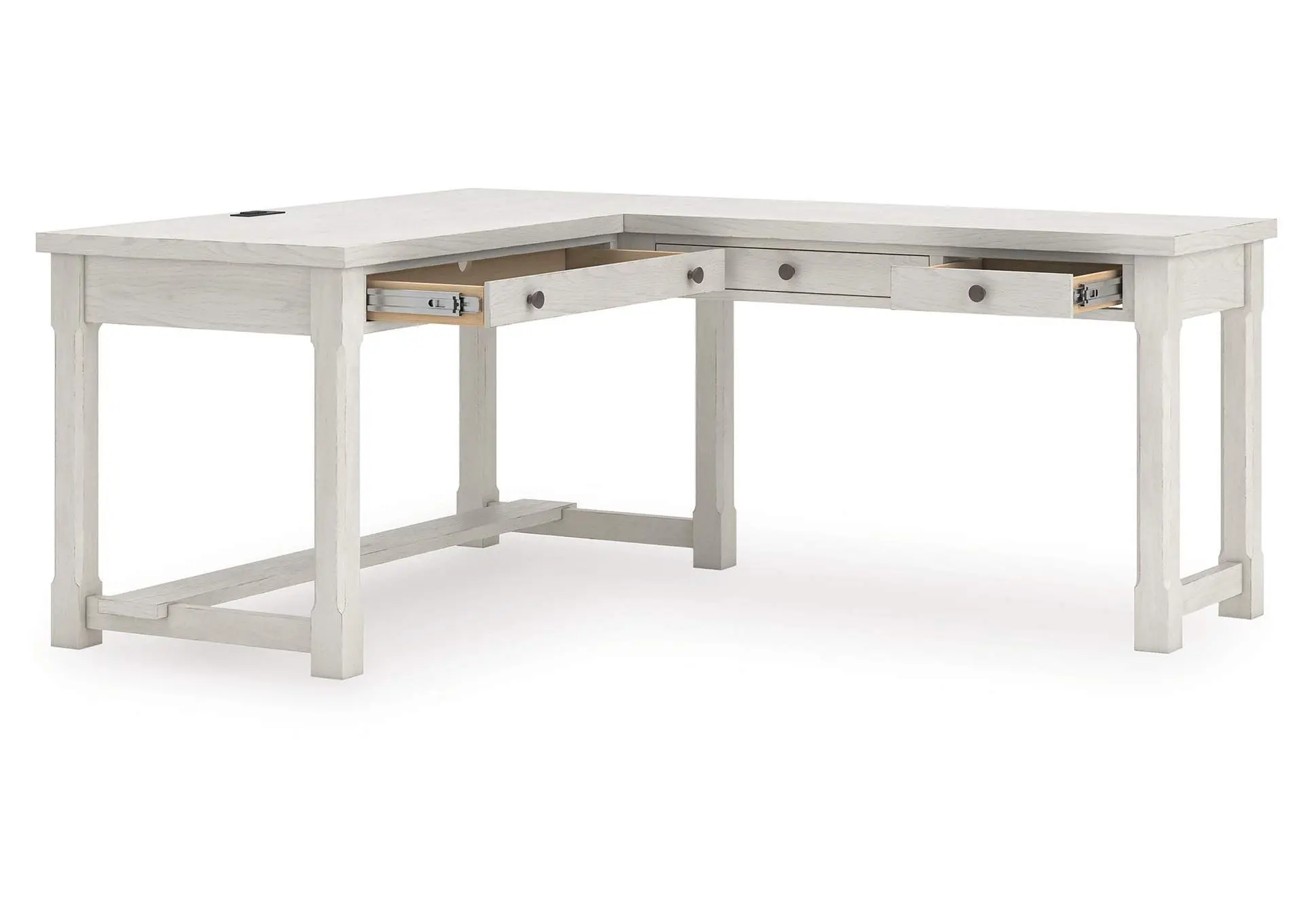 Robbinsdale L-Shaped Home Office Desk — view 3