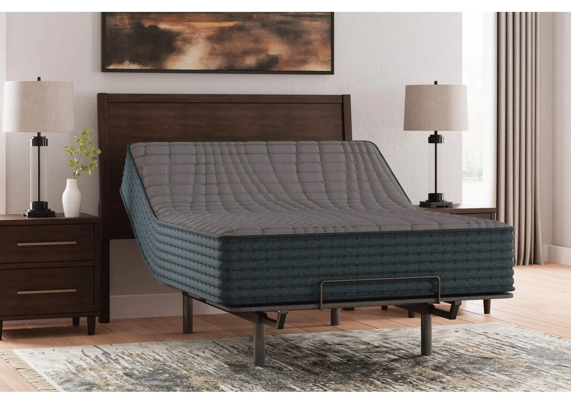 Gray 1200 Hybrid Queen Mattress — view 7
