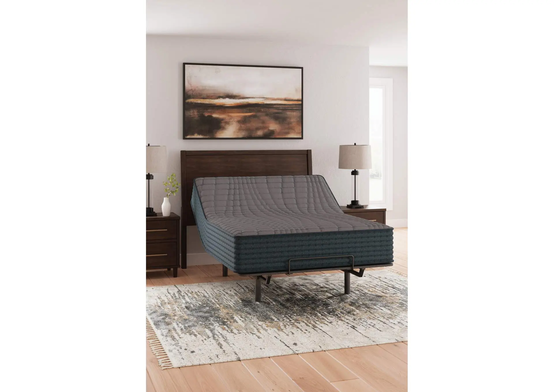 Gray 1200 Hybrid Queen Mattress — view 8