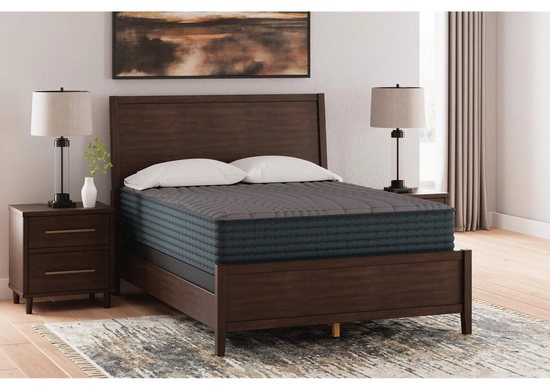 Gray 1200 Hybrid Queen Mattress — view 9