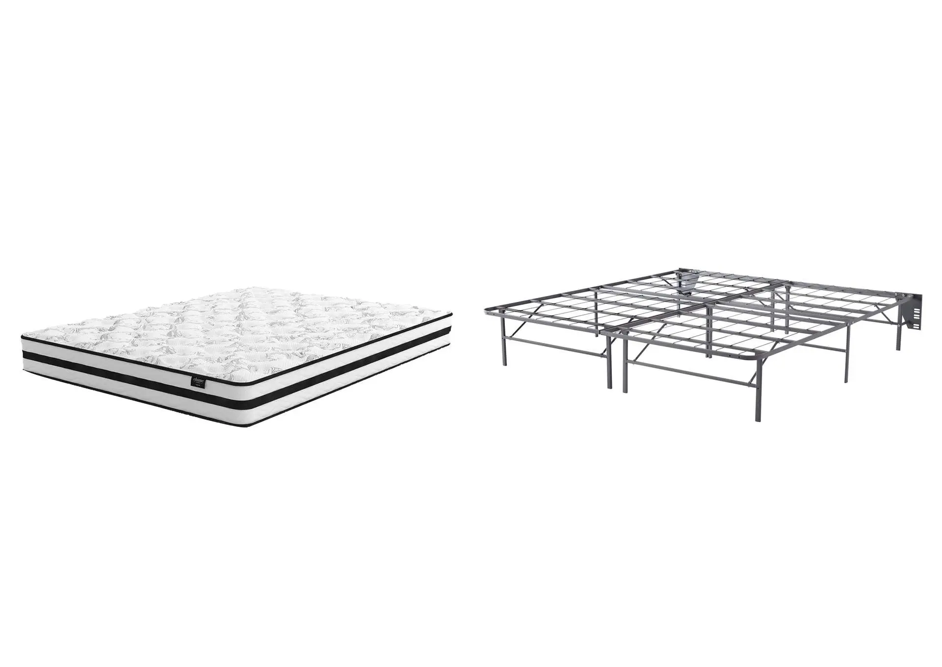 8 Inch Chime Innerspring Mattress with Foundation