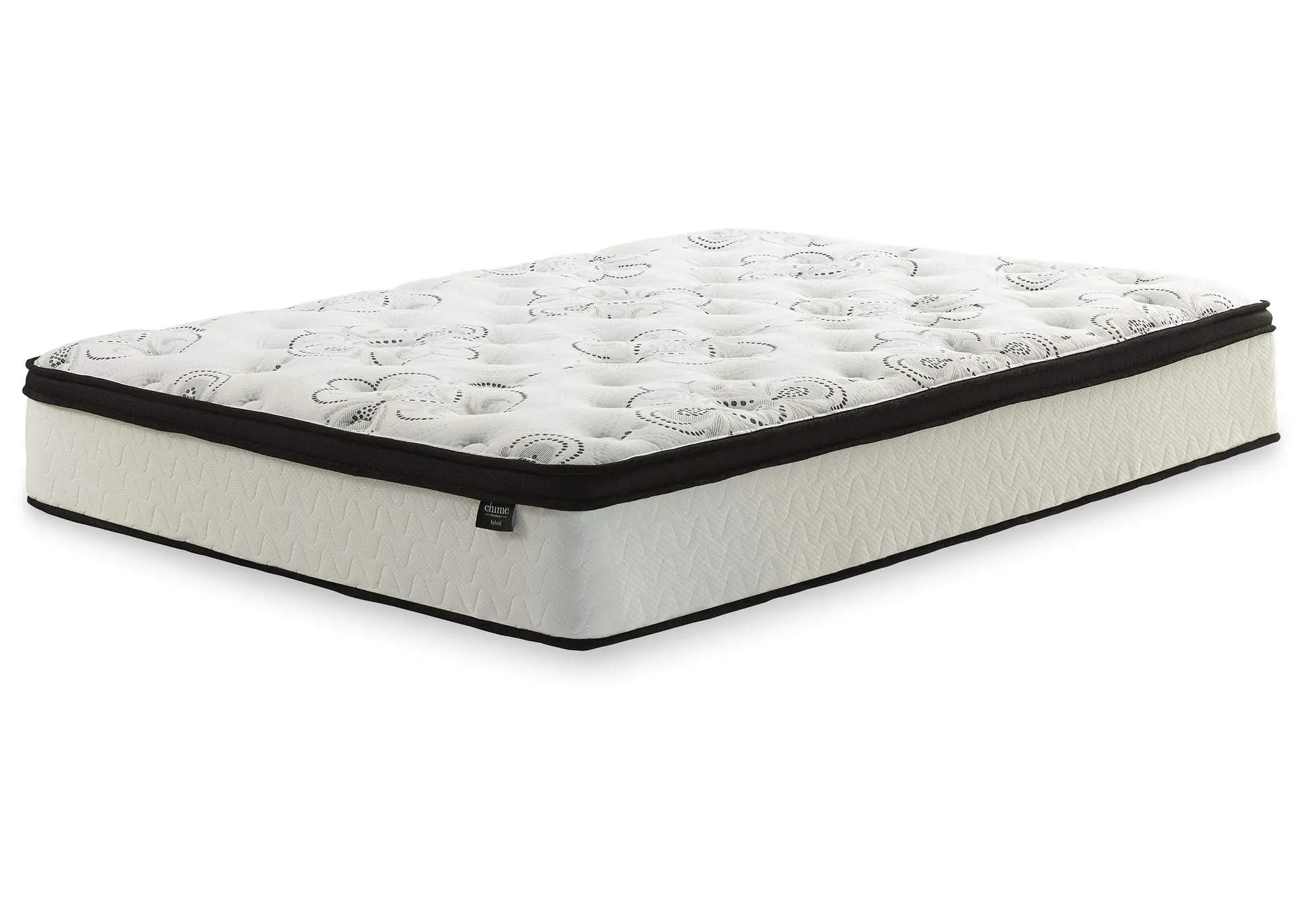 Chime 12 Inch Hybrid Queen Mattress with Foundation — view 2