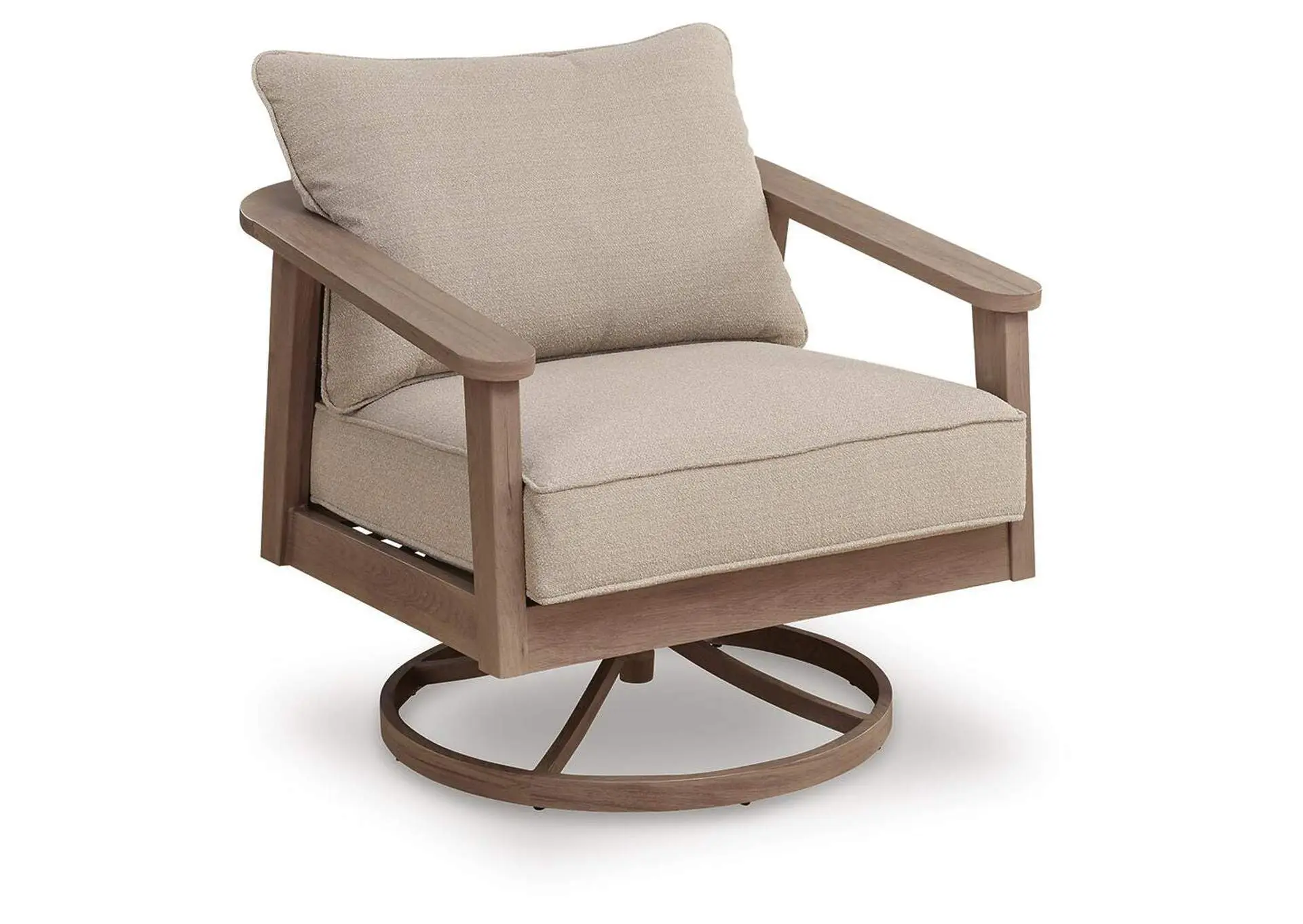 Harmony Headlands Outdoor Swivel Lounge with Cushion