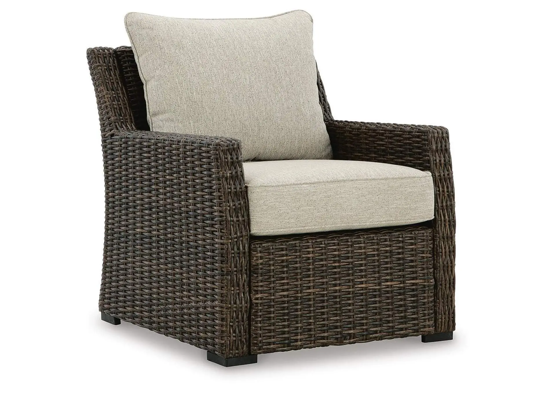 Brook Ranch Outdoor Lounge Chair with Cushion