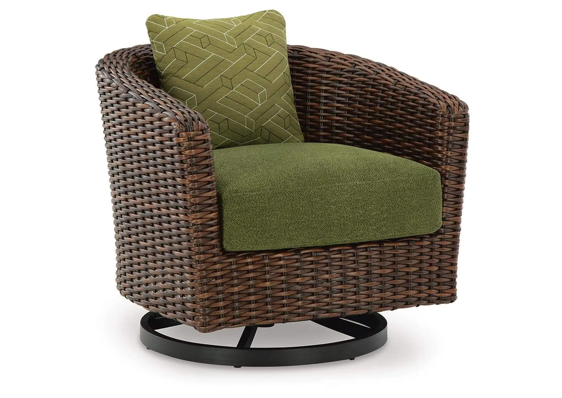Horizon Hall Outdoor Swivel Lounge Chair with Cushion