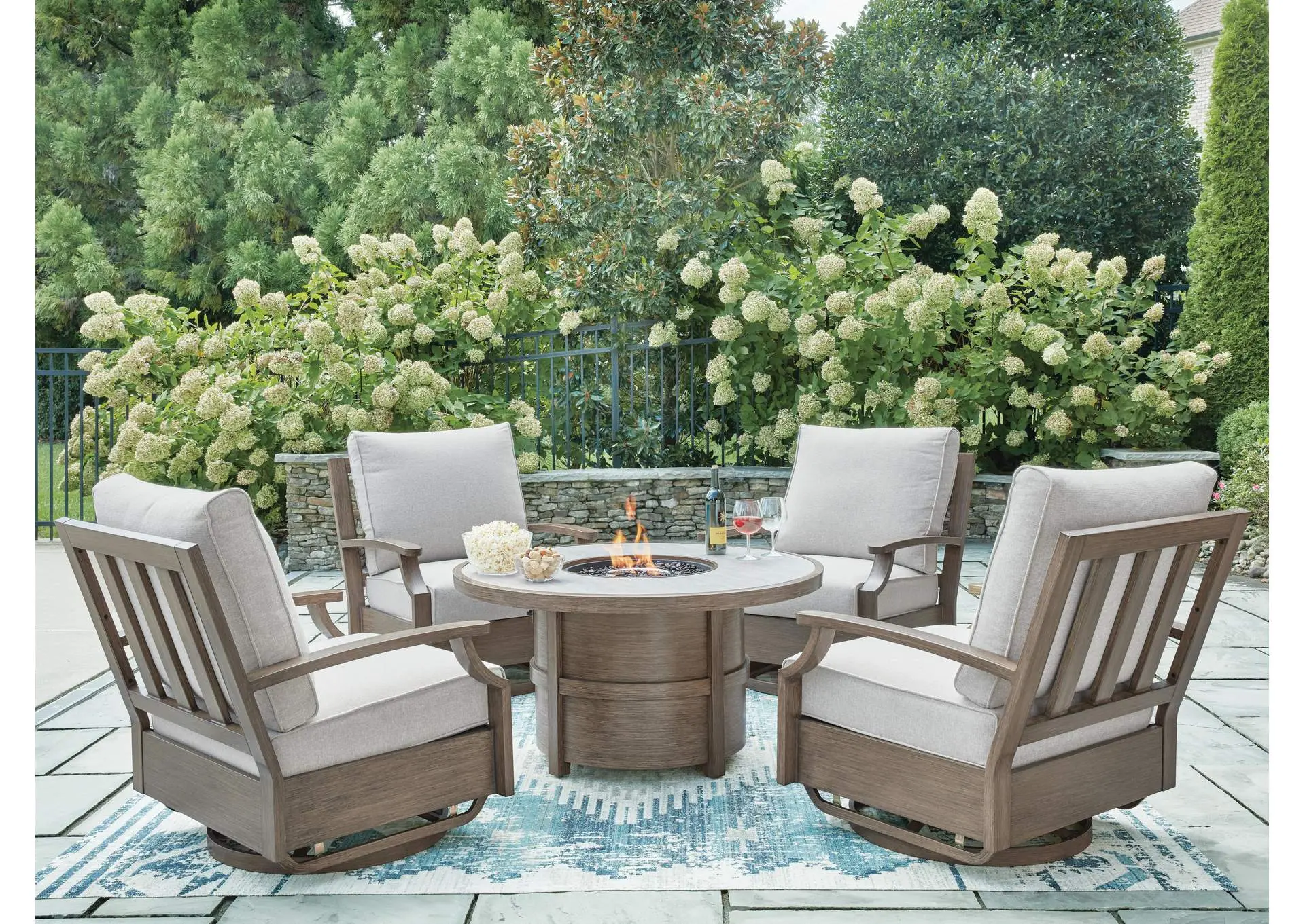 Rainier Ranch Fire Pit Table — view 9