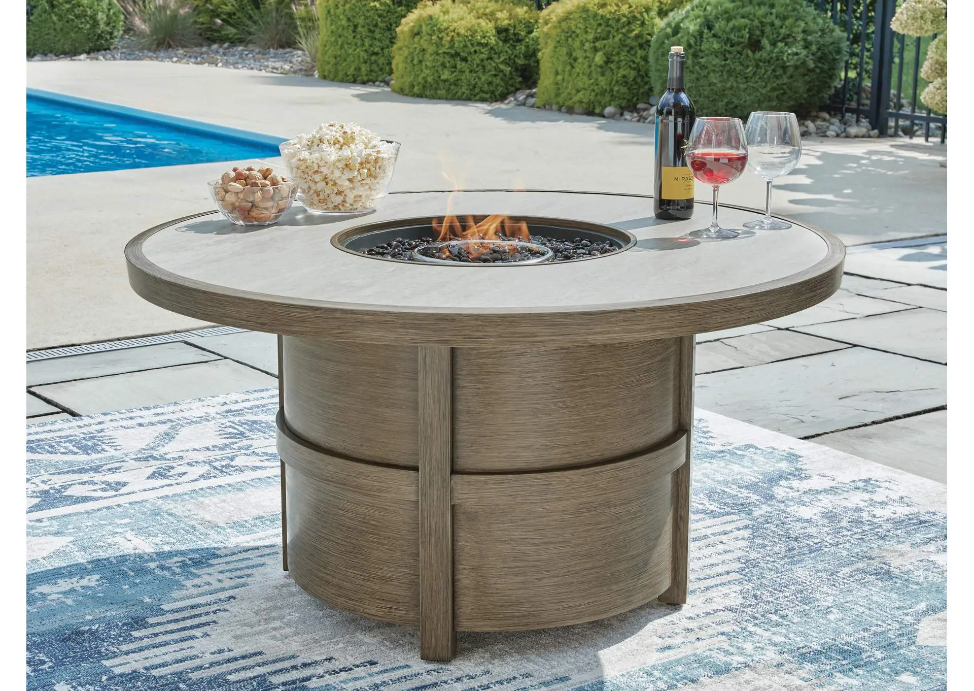 Rainier Ranch Fire Pit Table — view 2