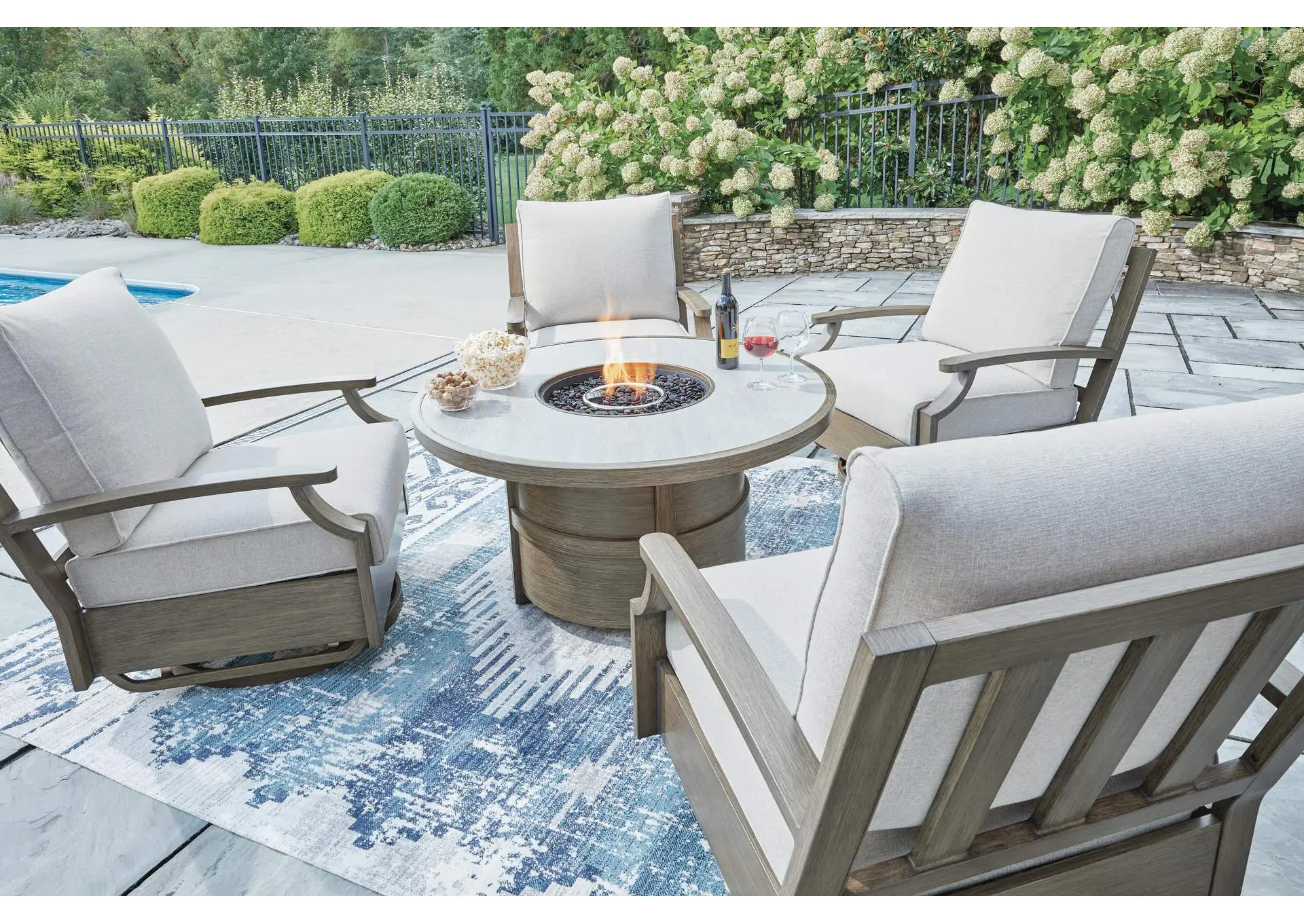 Rainier Ranch Fire Pit Table — view 11