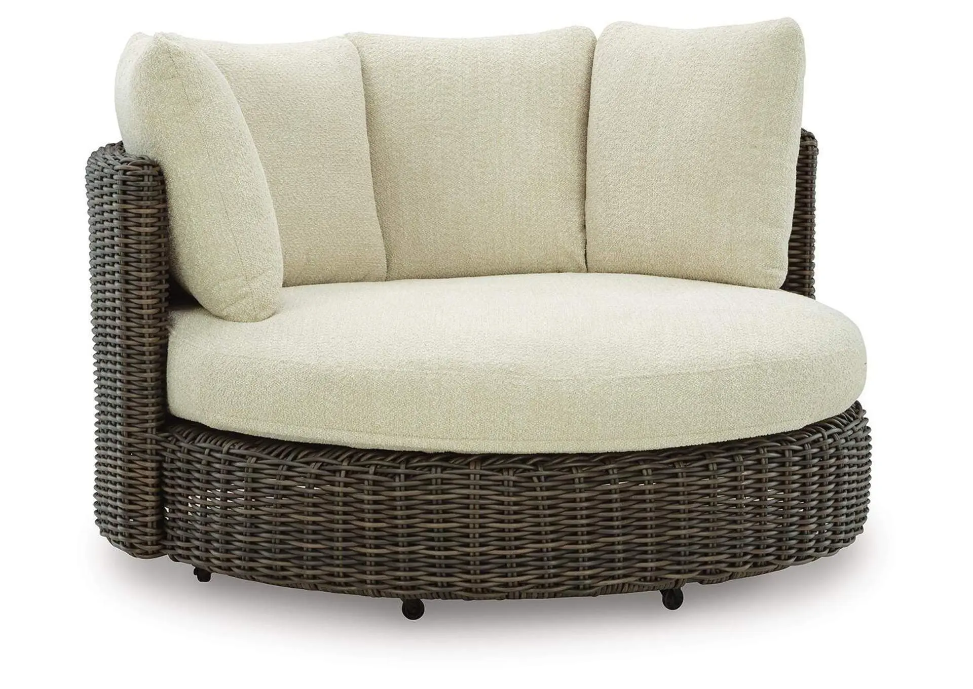 Kimora Outdoor Swivel Lounge Chair with Cushion
