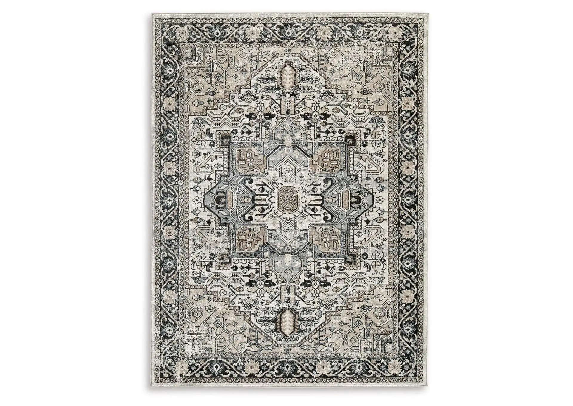 Gregmoore 5'2" x 6'10" Washable Rug