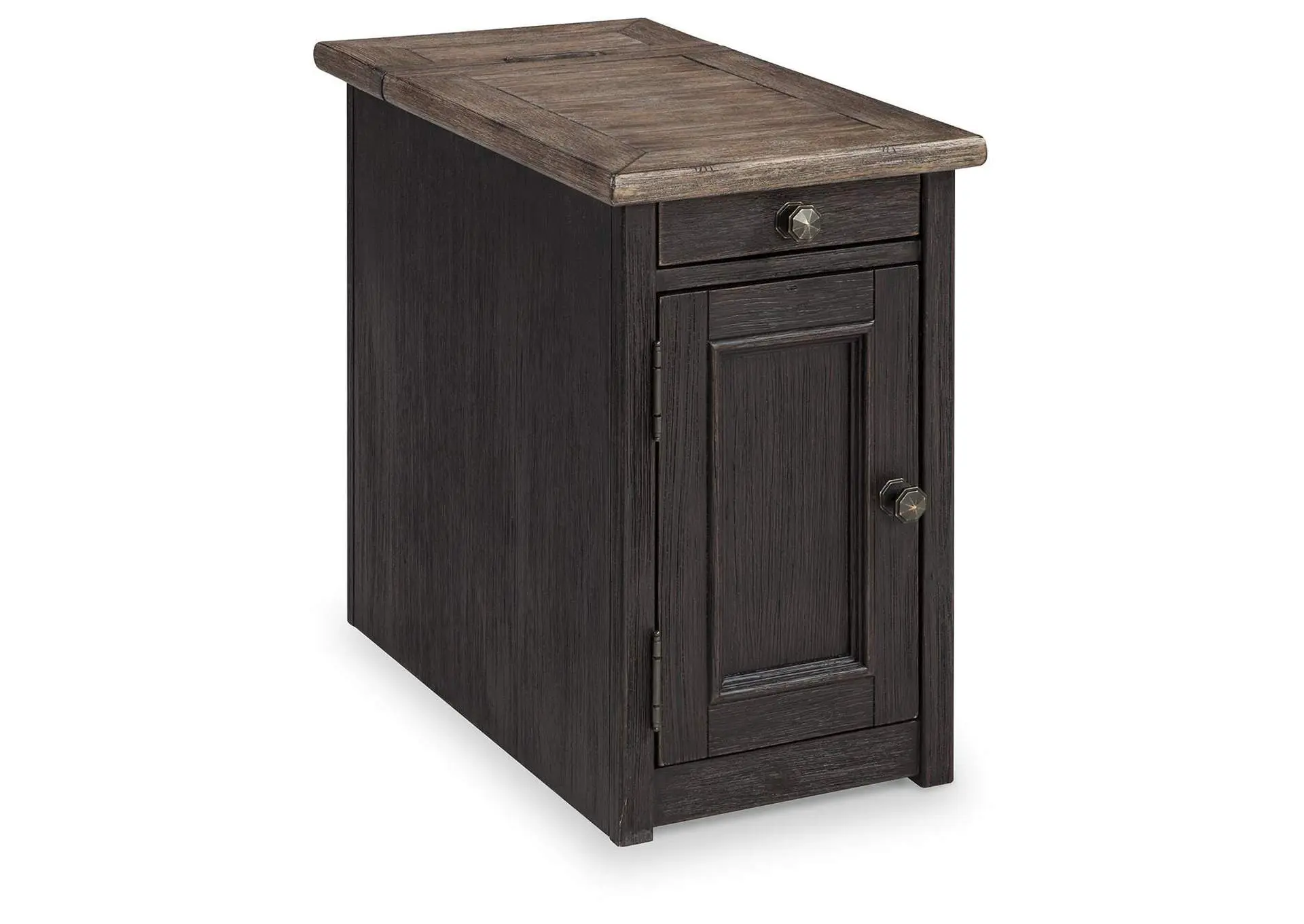 Tyler Creek Chairside End Table with USB Ports & Outlets