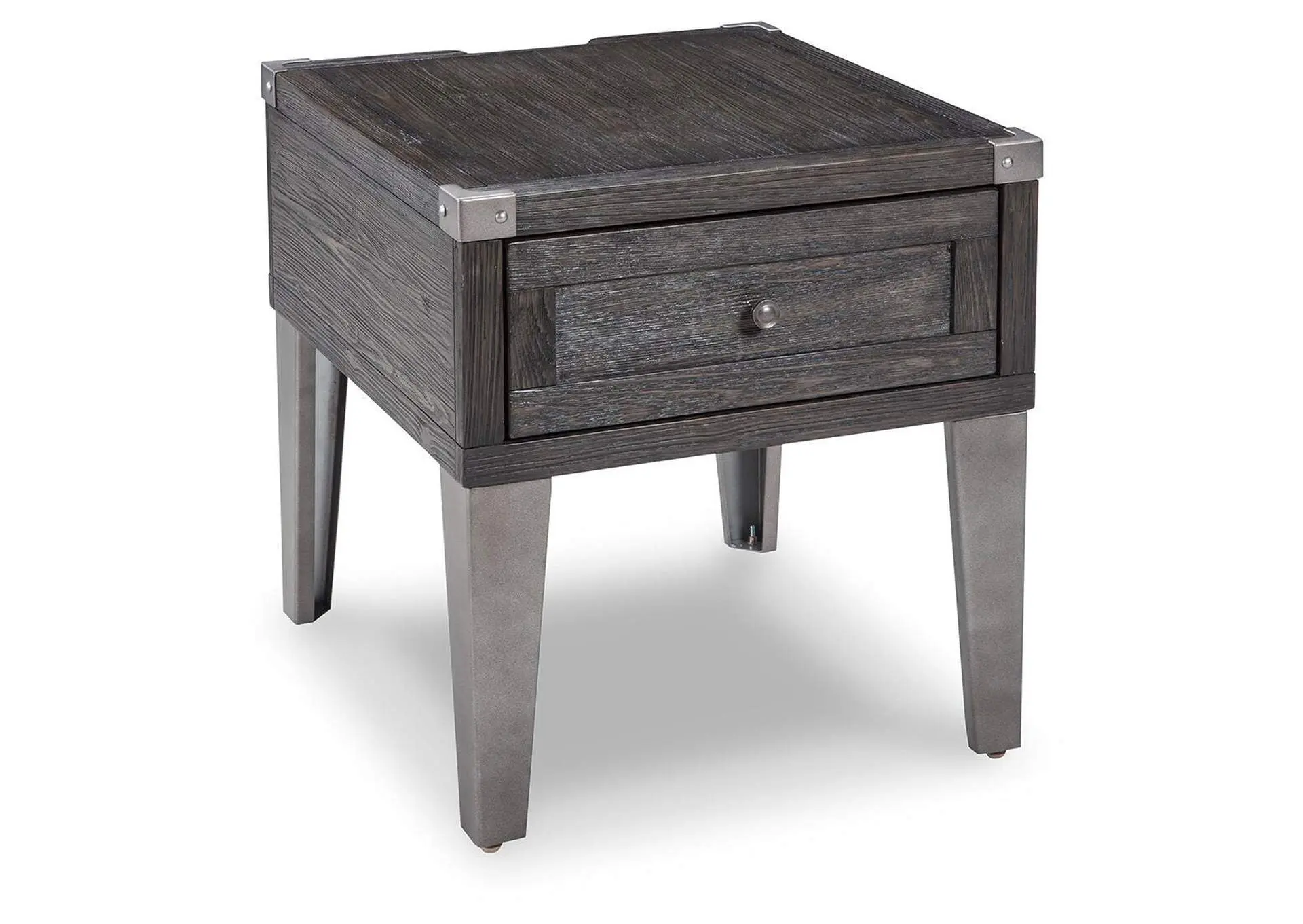 Todoe End Table with USB Ports & Outlets