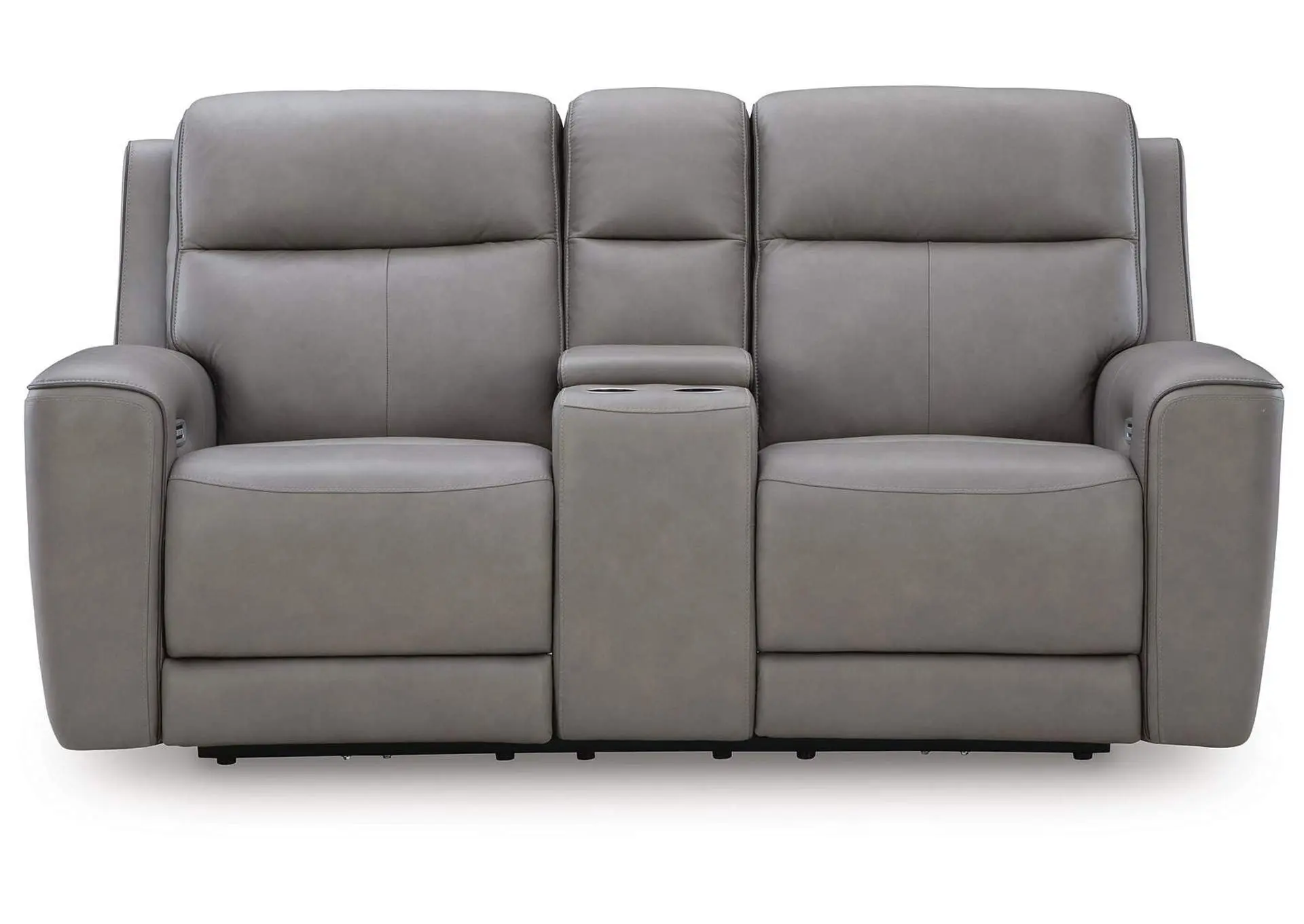 5Z-Comfort Power Reclining Loveseat with Console