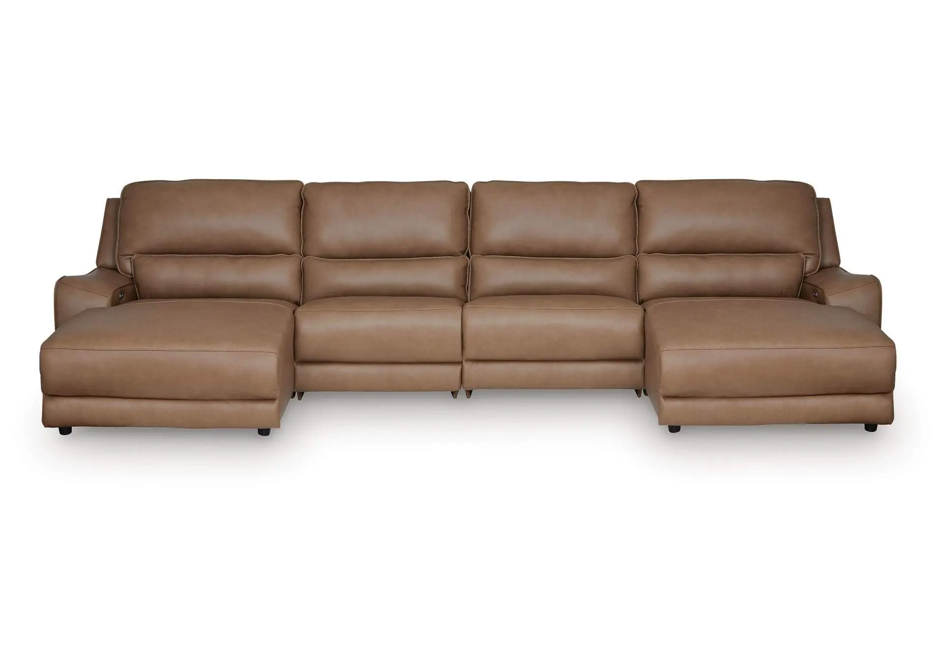 DeepWakes 4-Piece Reclining Sectional with Double Chaise
