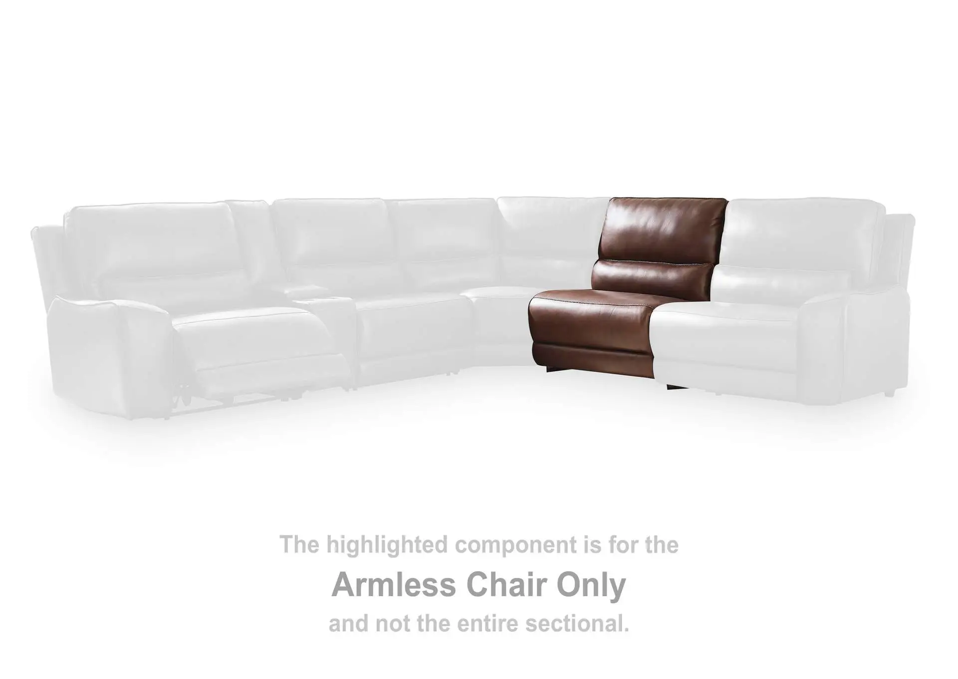 DeepWakes 6-Piece Reclining Sectional with Chaise — view 3