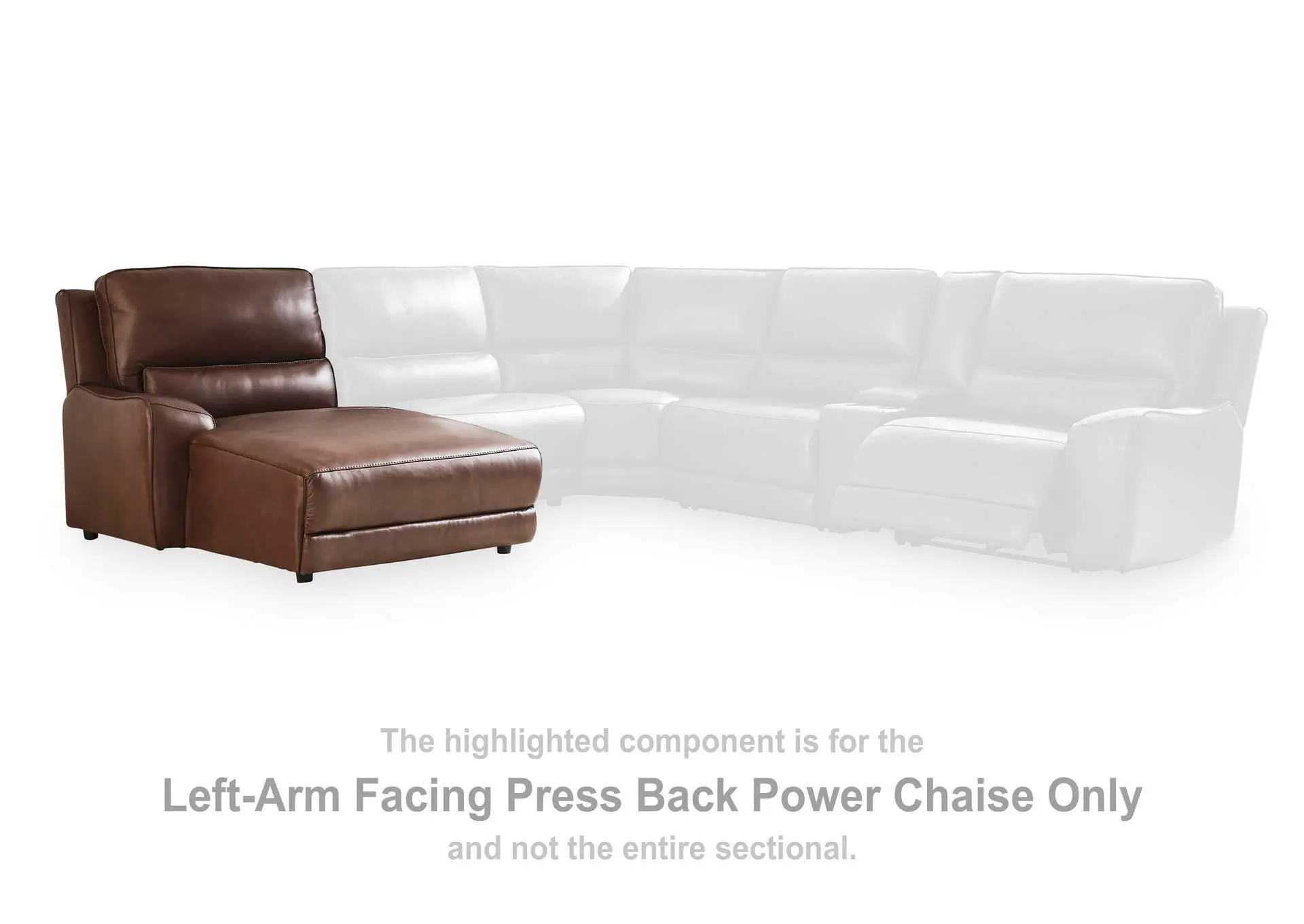 DeepWakes 6-Piece Reclining Sectional with Chaise — view 9