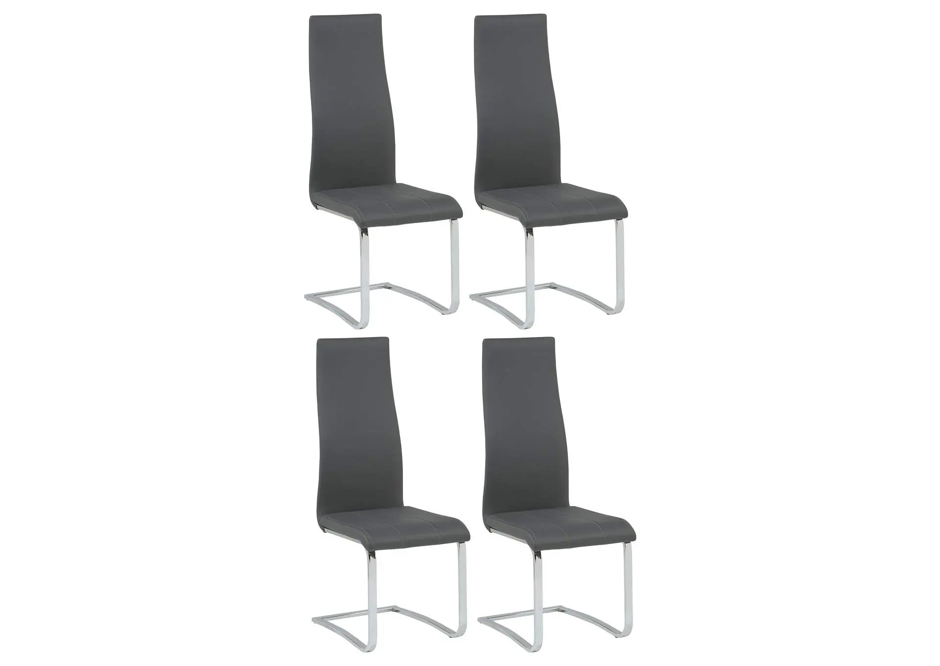 Montclair Upholstered Dining Side Chair Grey (Set of 4)