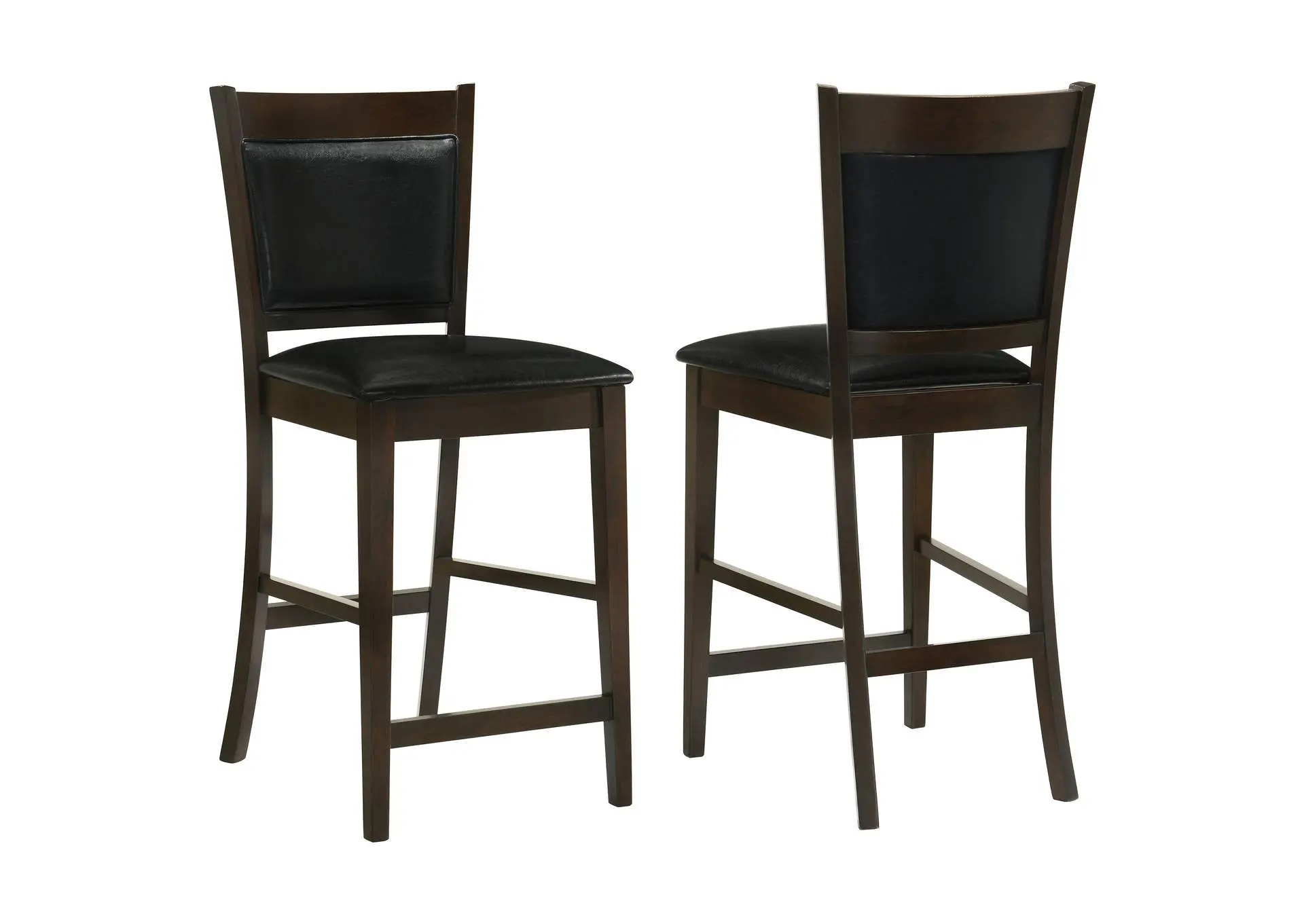 Jaden Upholstered Counter Chair Espresso (Set of 2)
